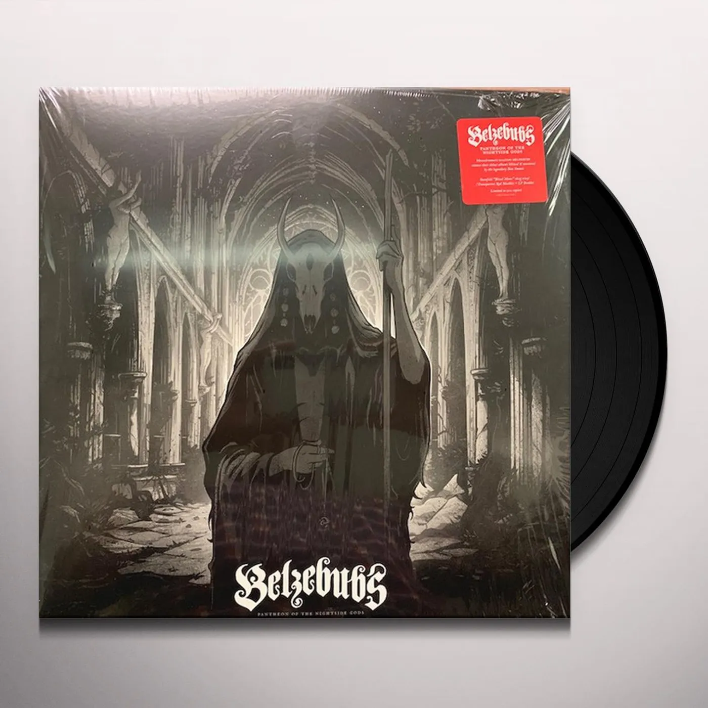 Belzebubs PANTHEON OF THE NIGHTSIDE GODS (180G/TRANSPARENT RED MARBLE VINYL) Vinyl Record