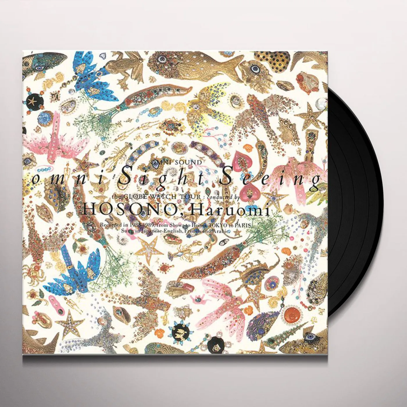 Haruomi Hosono OMNI SIGHT SEEING (CLEAR WAX) Vinyl Record