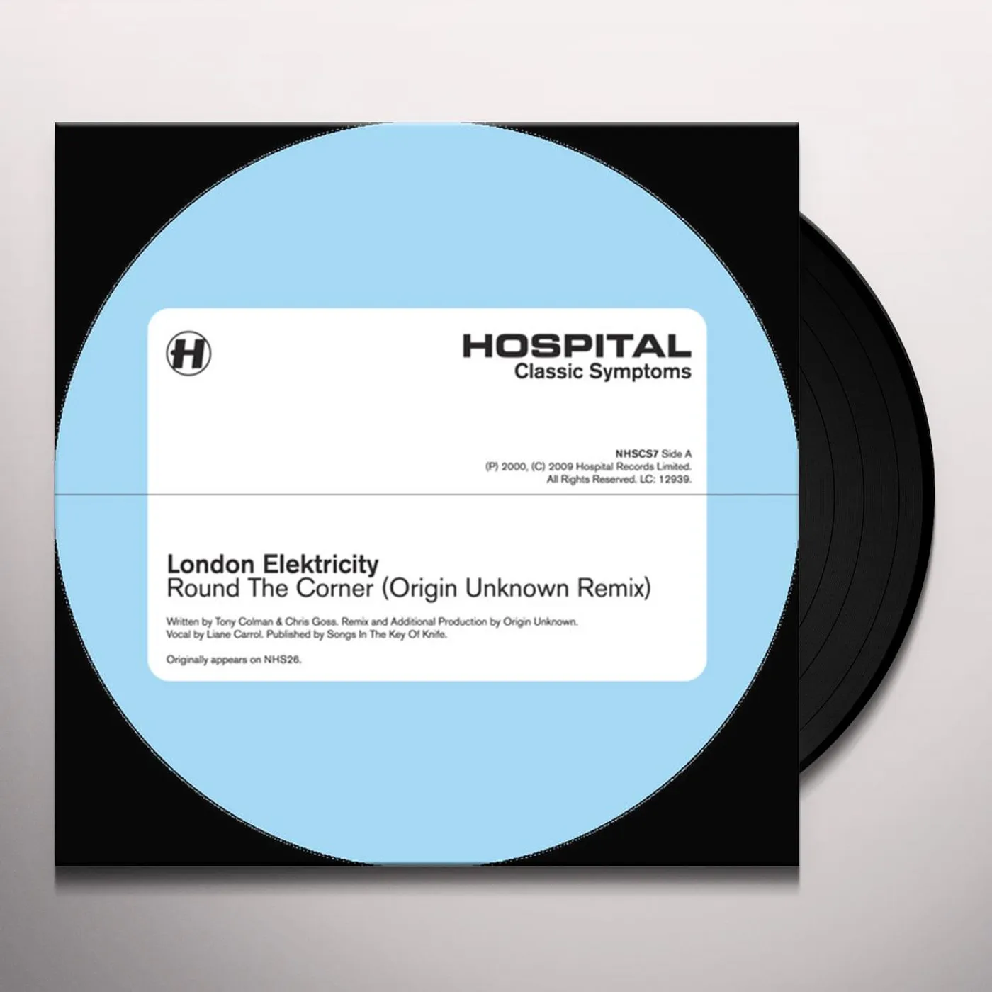 London Elektricity Classic Symptoms 7 Vinyl Record