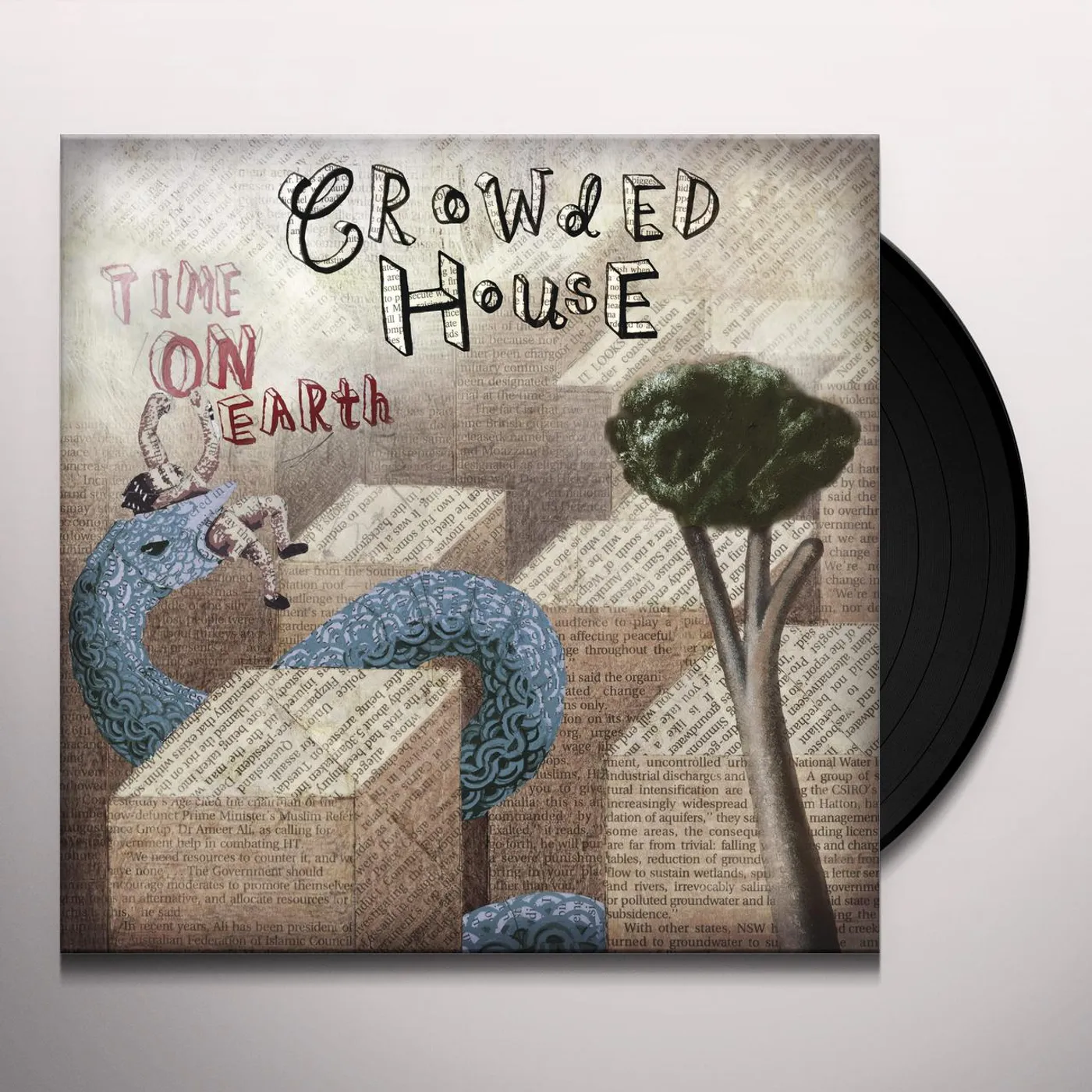 Crowded House Time On Earth Vinyl Record