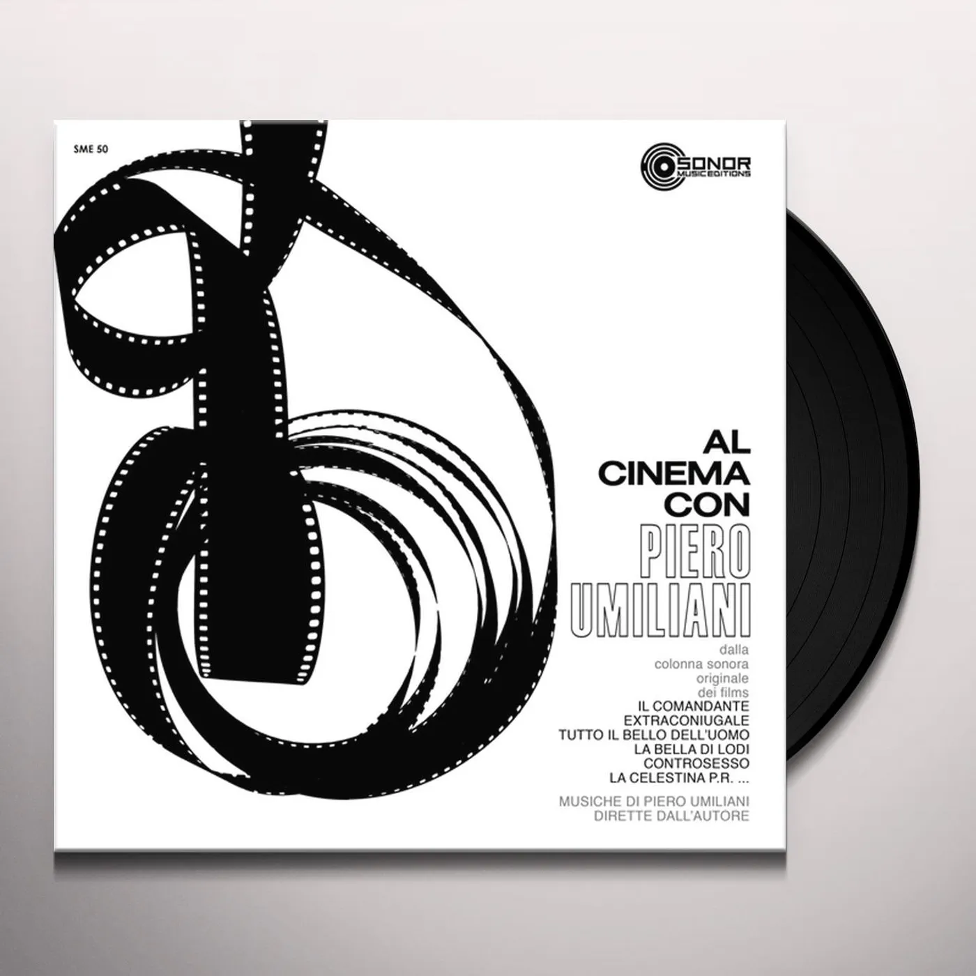 AL CINEMA CON PIERO UMILIANI Vinyl Record