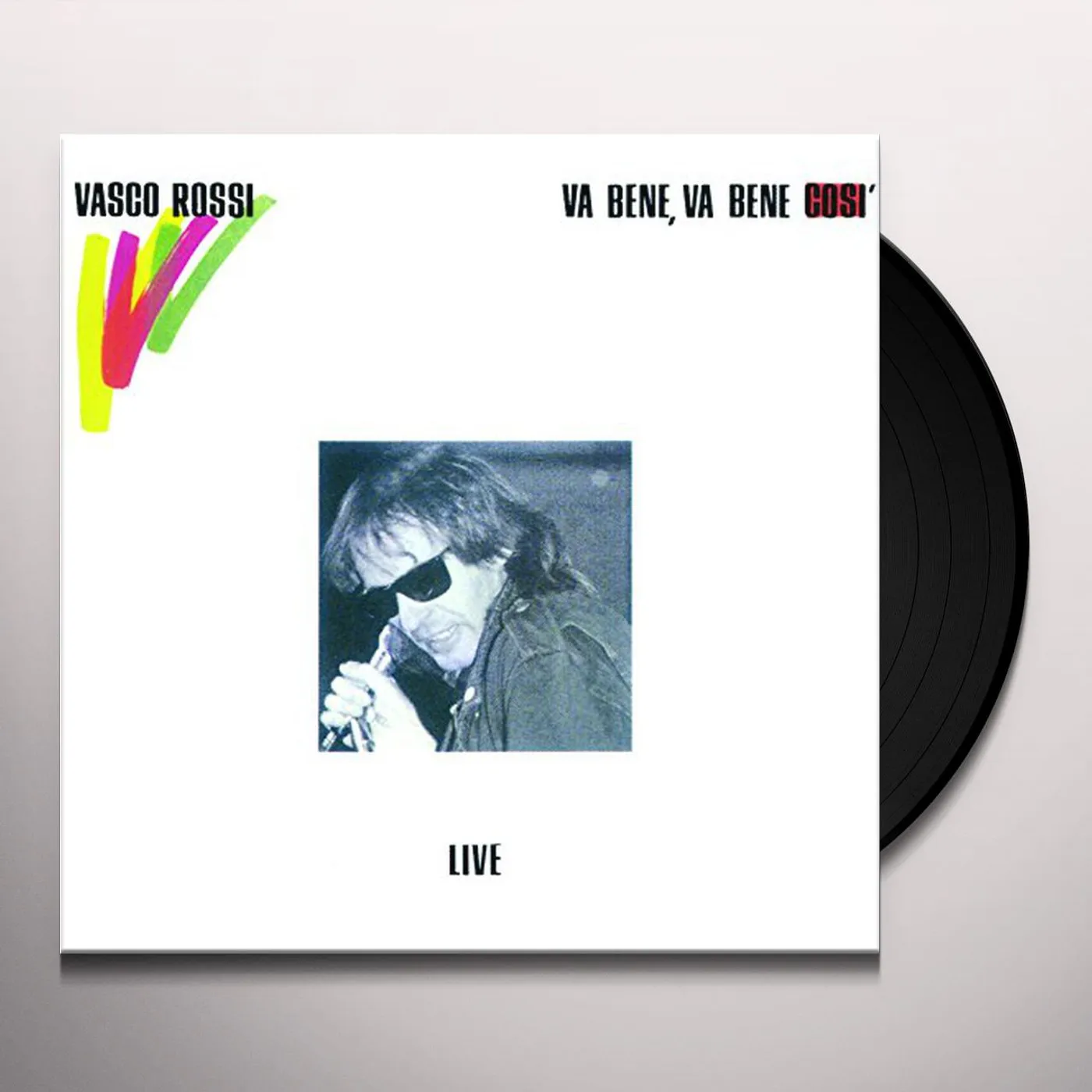 Vasco Rossi VA BENE VA BENE COSI Vinyl Record