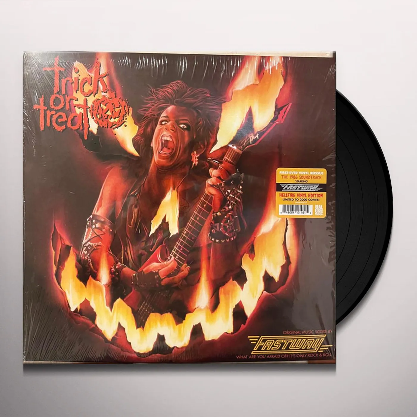Fastway TRICK OR TREAT Original Soundtrack (LIMITED/RED HELLFIRE VINYL) Vinyl Record