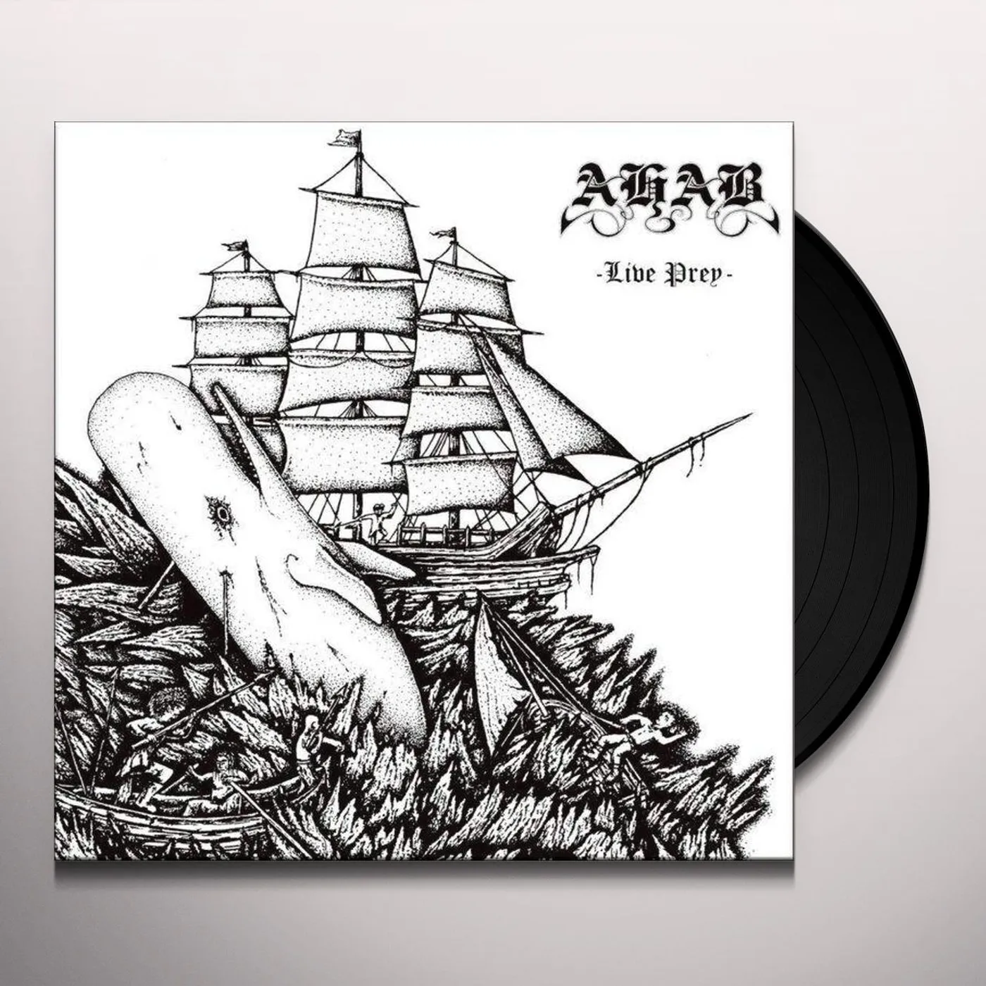 Ahab LIVE PREY (ETCHED/2LP/GATEFOLD) Vinyl Record