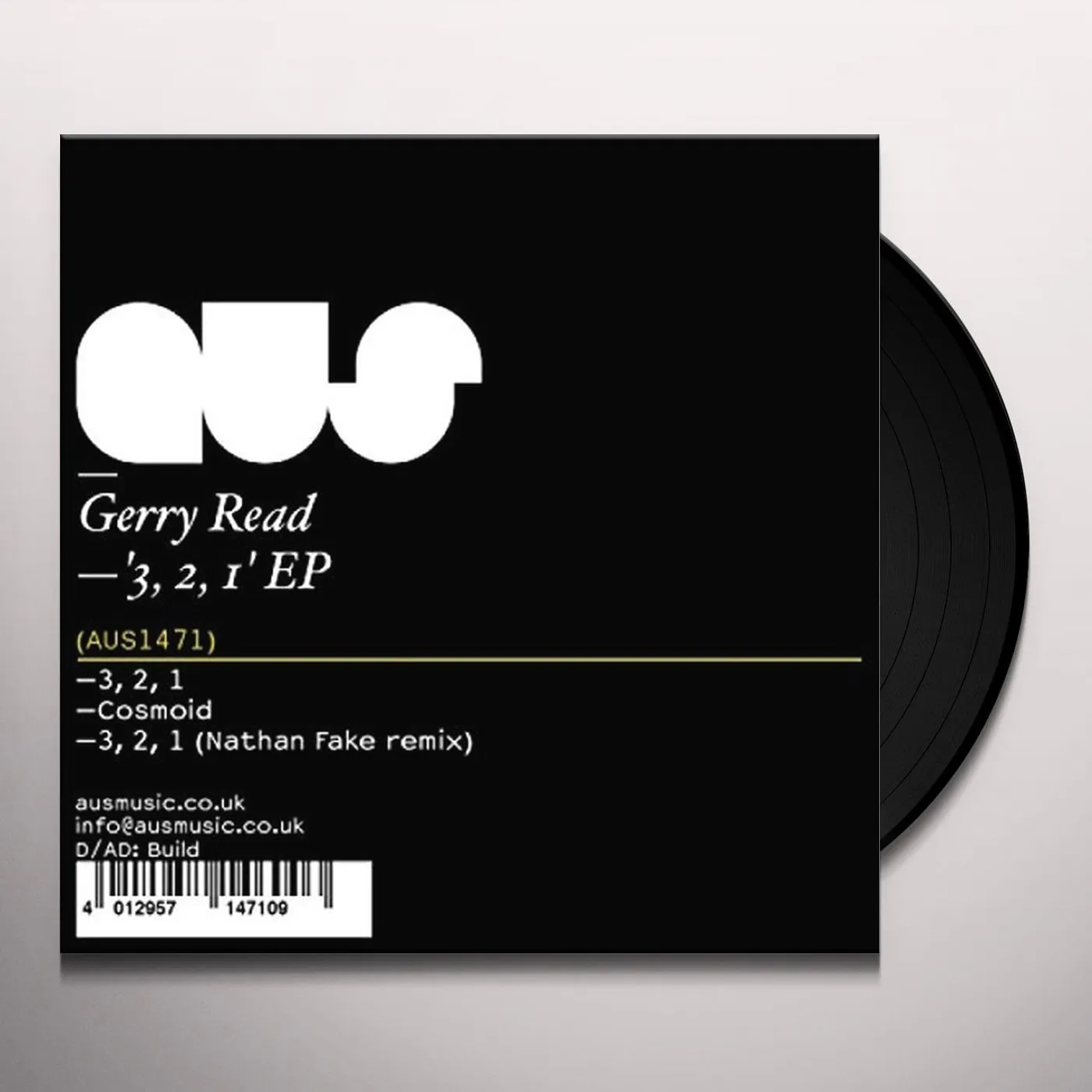 Gerry Read 3 2 1 Vinyl Record