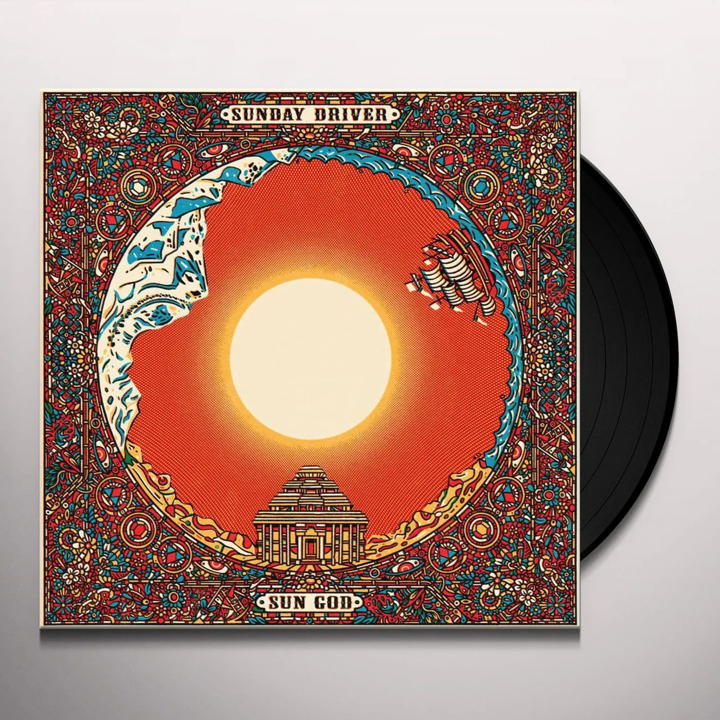 Sunday Driver SUN GOD (FIRE RED TRANSLUCENT VINYL/180G) Vinyl Record