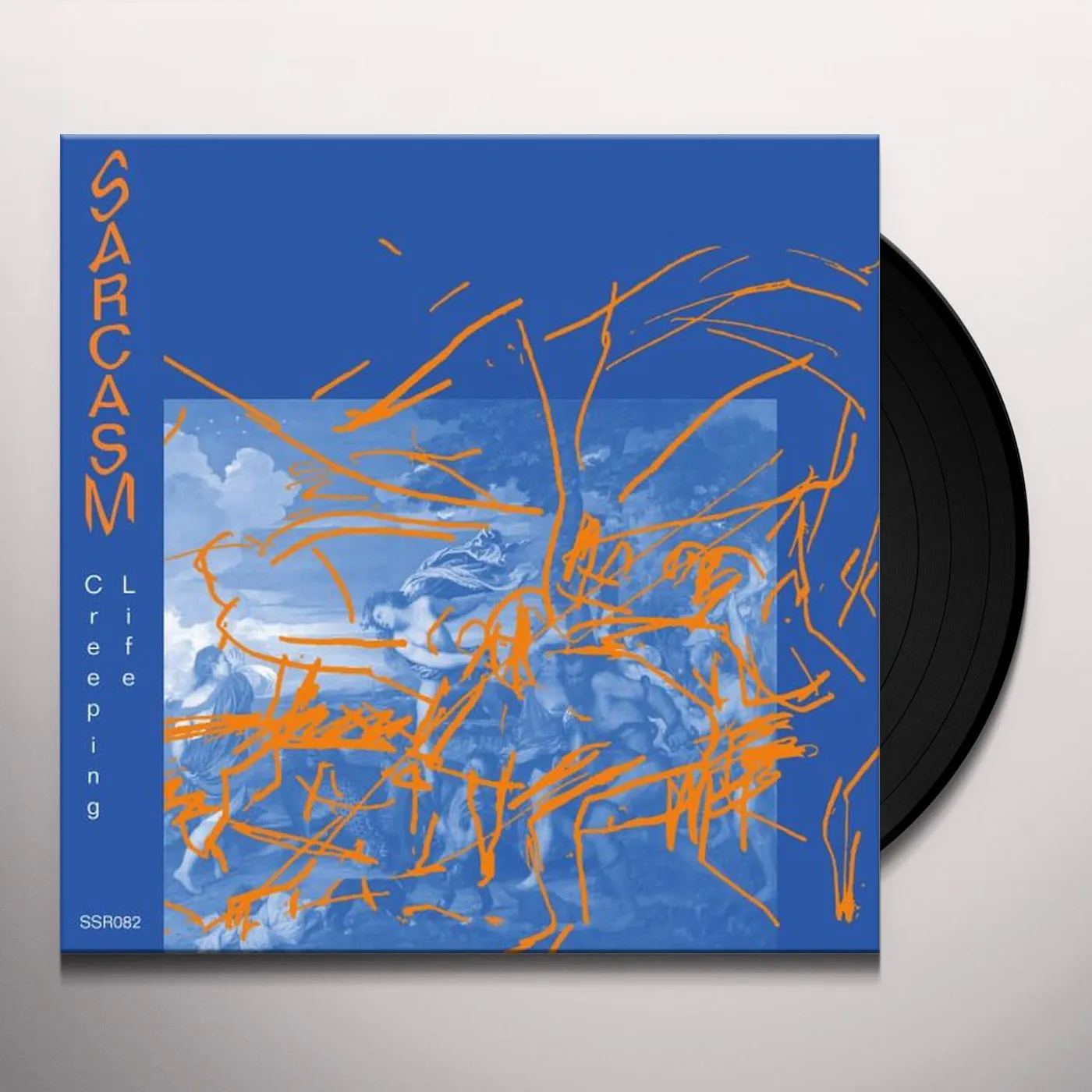 Sarcasm CREEPING LIFE (RED VINYL) Vinyl Record