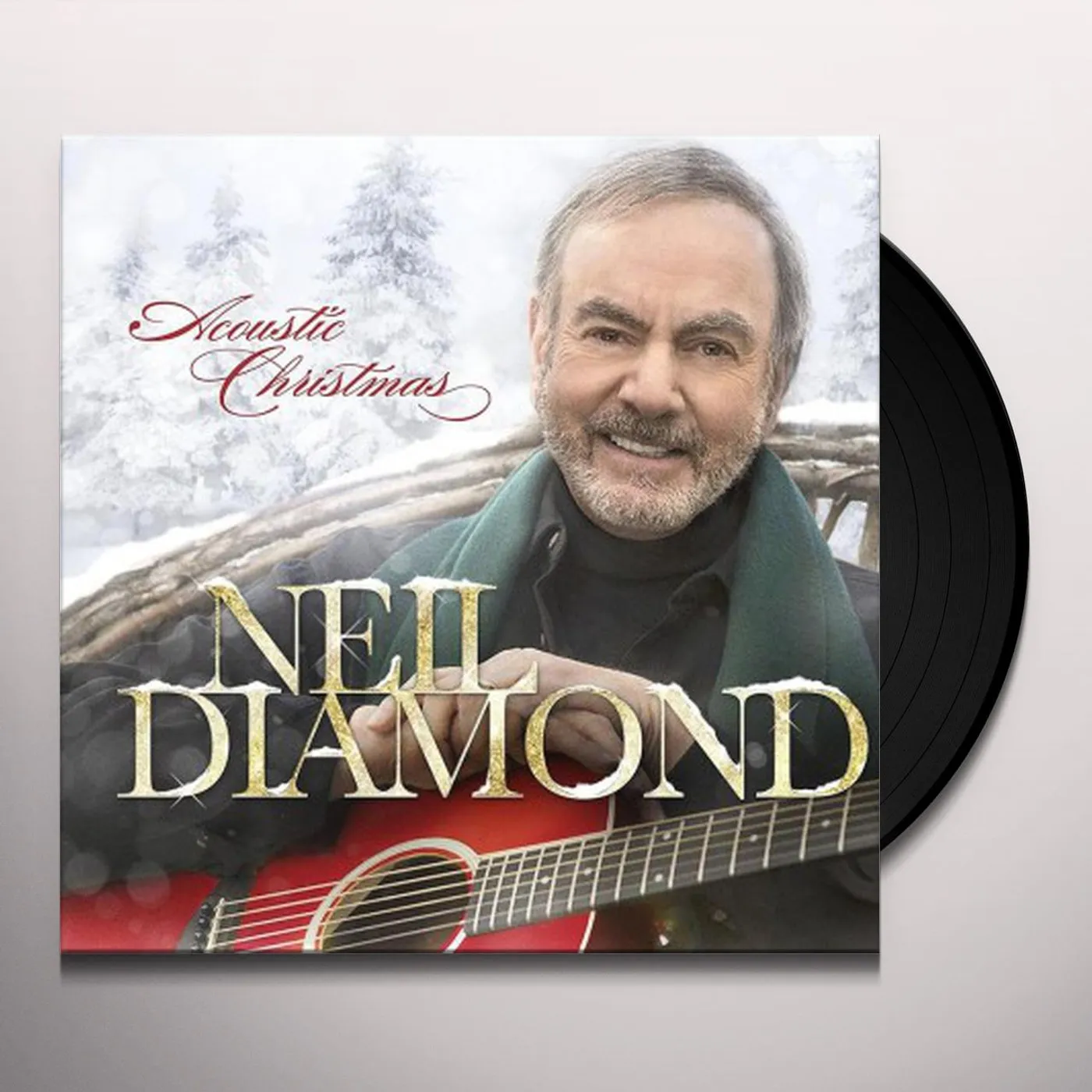 Neil Diamond Acoustic Christmas Vinyl Record
