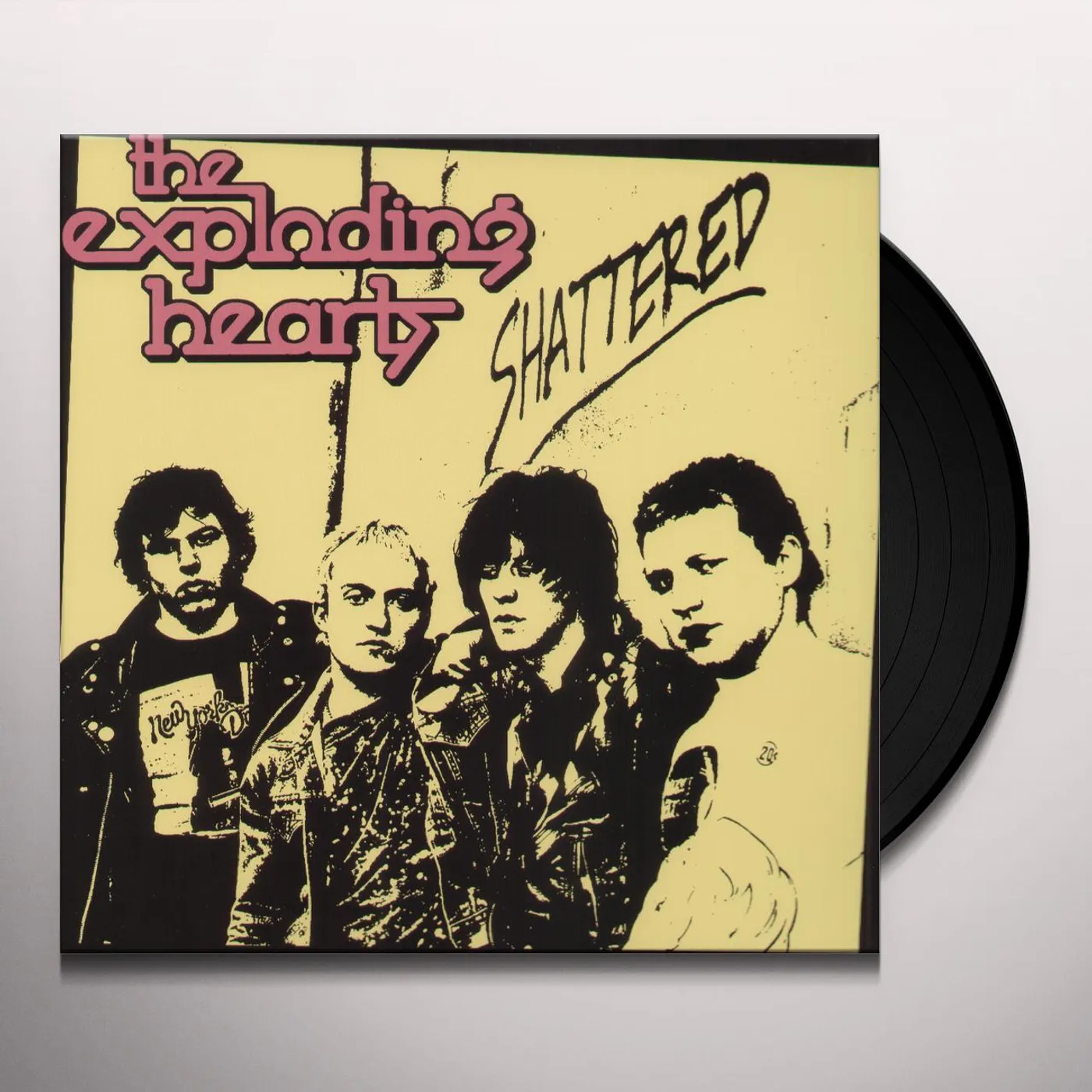 The Exploding Hearts Shattered Vinyl Record