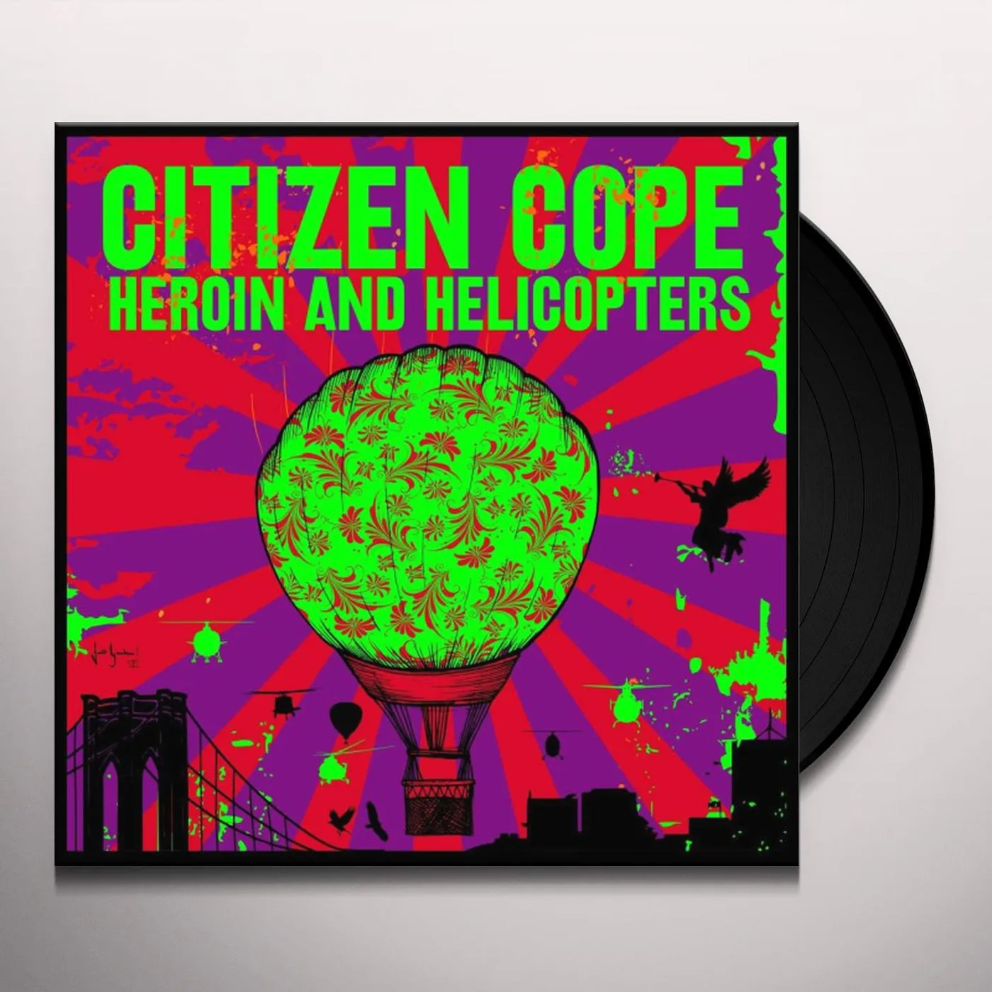 Citizen Cope Heroin and Helicopters Vinyl Record