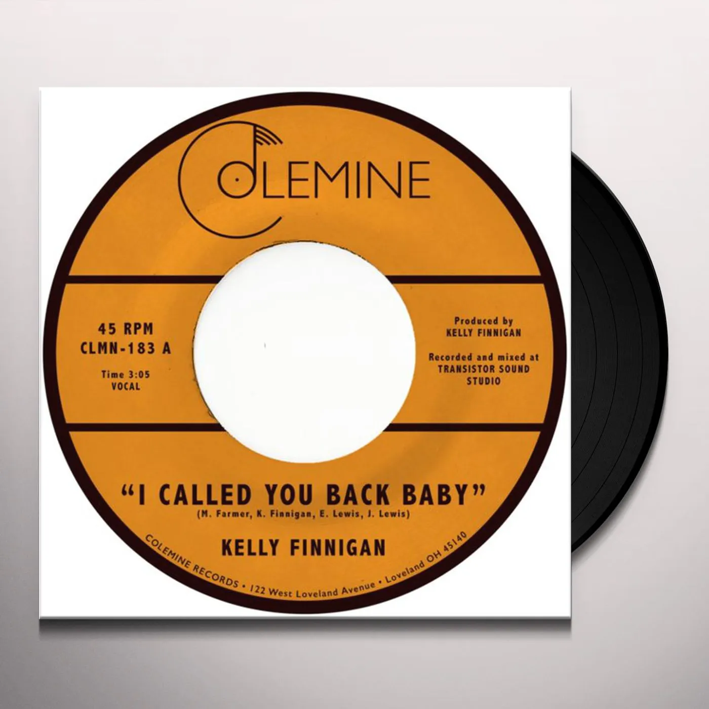 Kelly Finnigan I CALLED YOU BACK BABY Vinyl Record