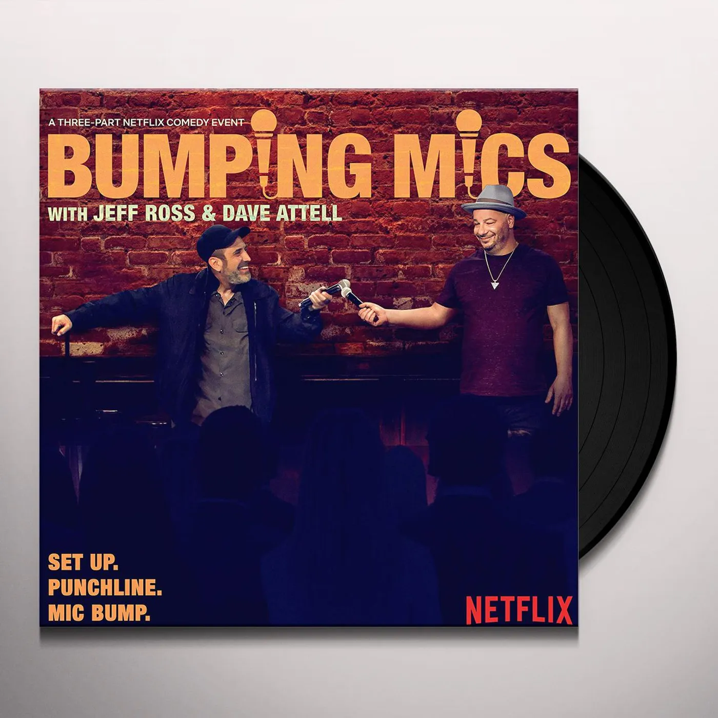 Jeff Ross / Dave Attell BUMPING MICS WITH JEFF ROSS & DAVE ATTELL Vinyl Record