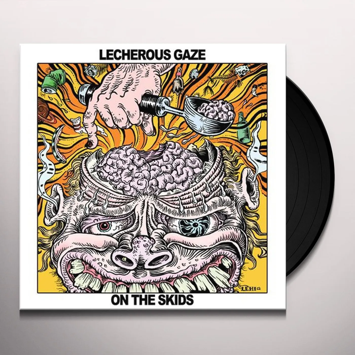 Lecherous Gaze On The Skids Vinyl Record