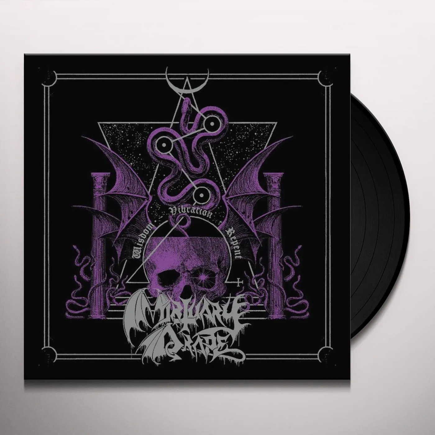 Mortuary Drape WISDOM-VIBRATION-REPENT Vinyl Record