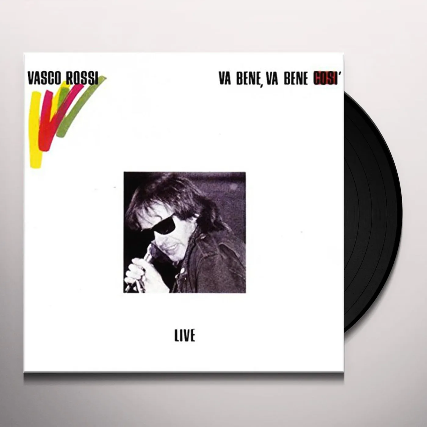 Vasco Rossi VA BENE VA BENE COSI: LIVE Vinyl Record