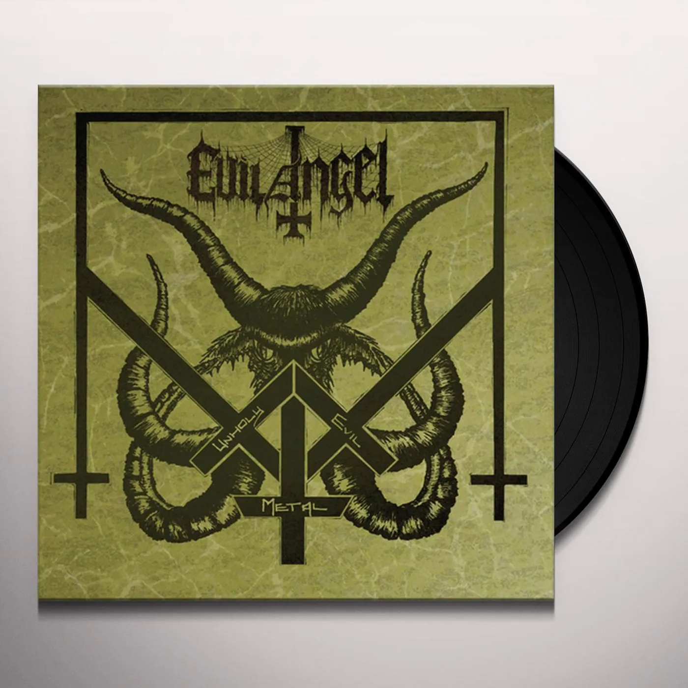 Evil Angel Unholy Evil Metal Vinyl Record