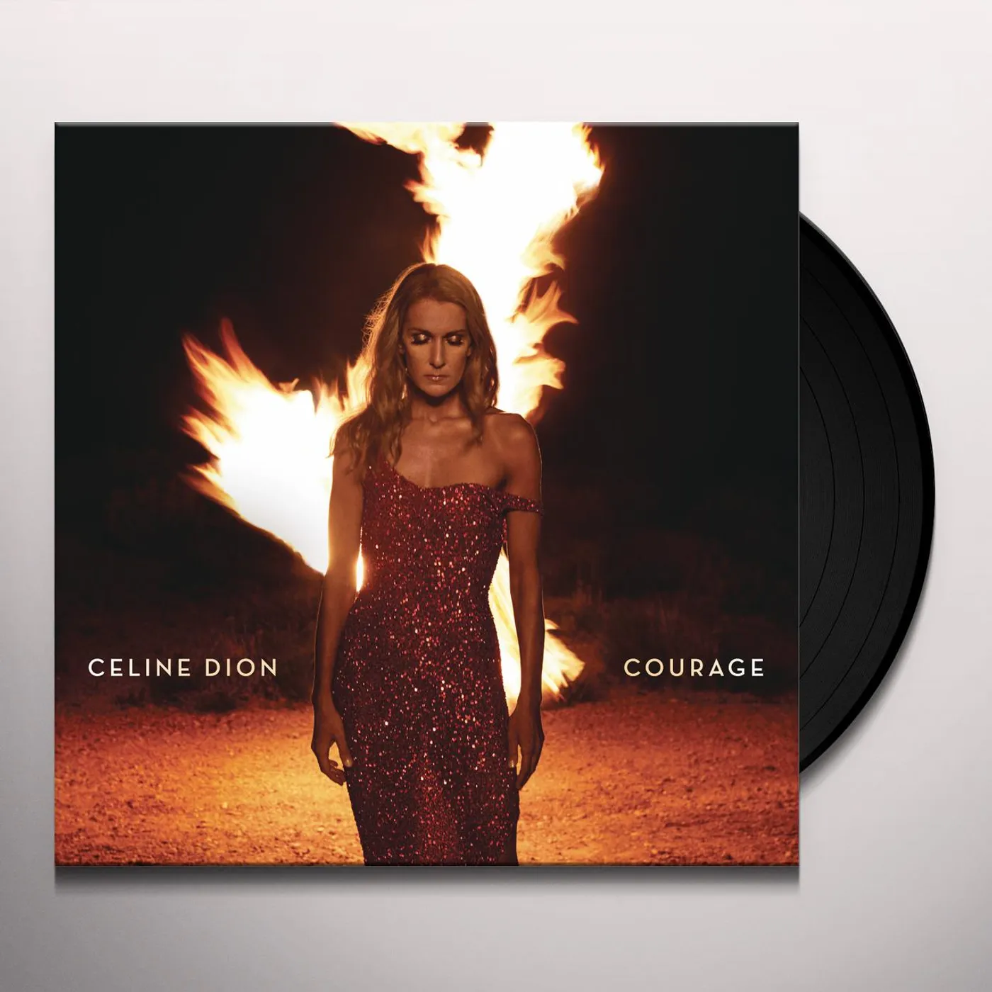 Céline Dion Courage Vinyl Record