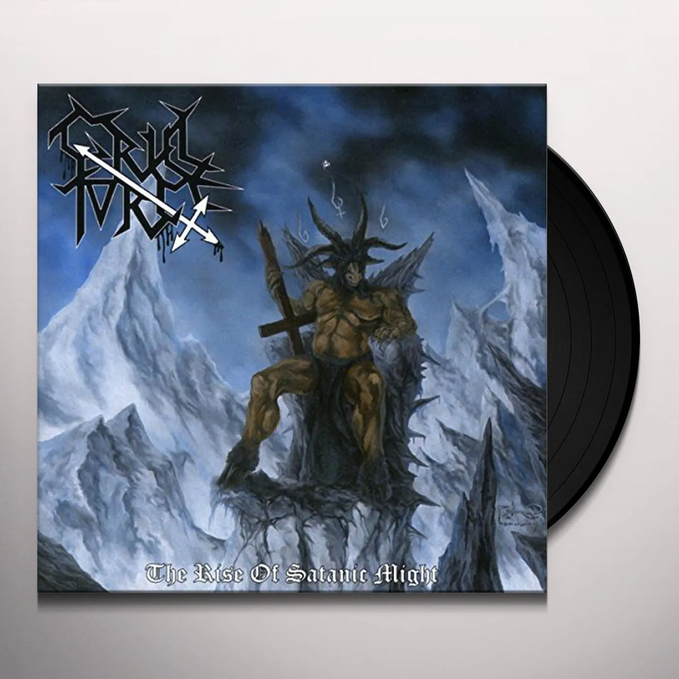 Cruel Force RISE OF SATANIC MIGHT (WHITE VINYL) Vinyl Record