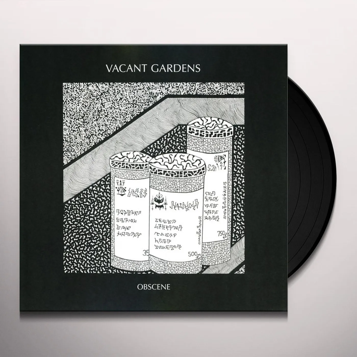 Vacant Gardens OBSCENE (CLEAR VINYL) Vinyl Record