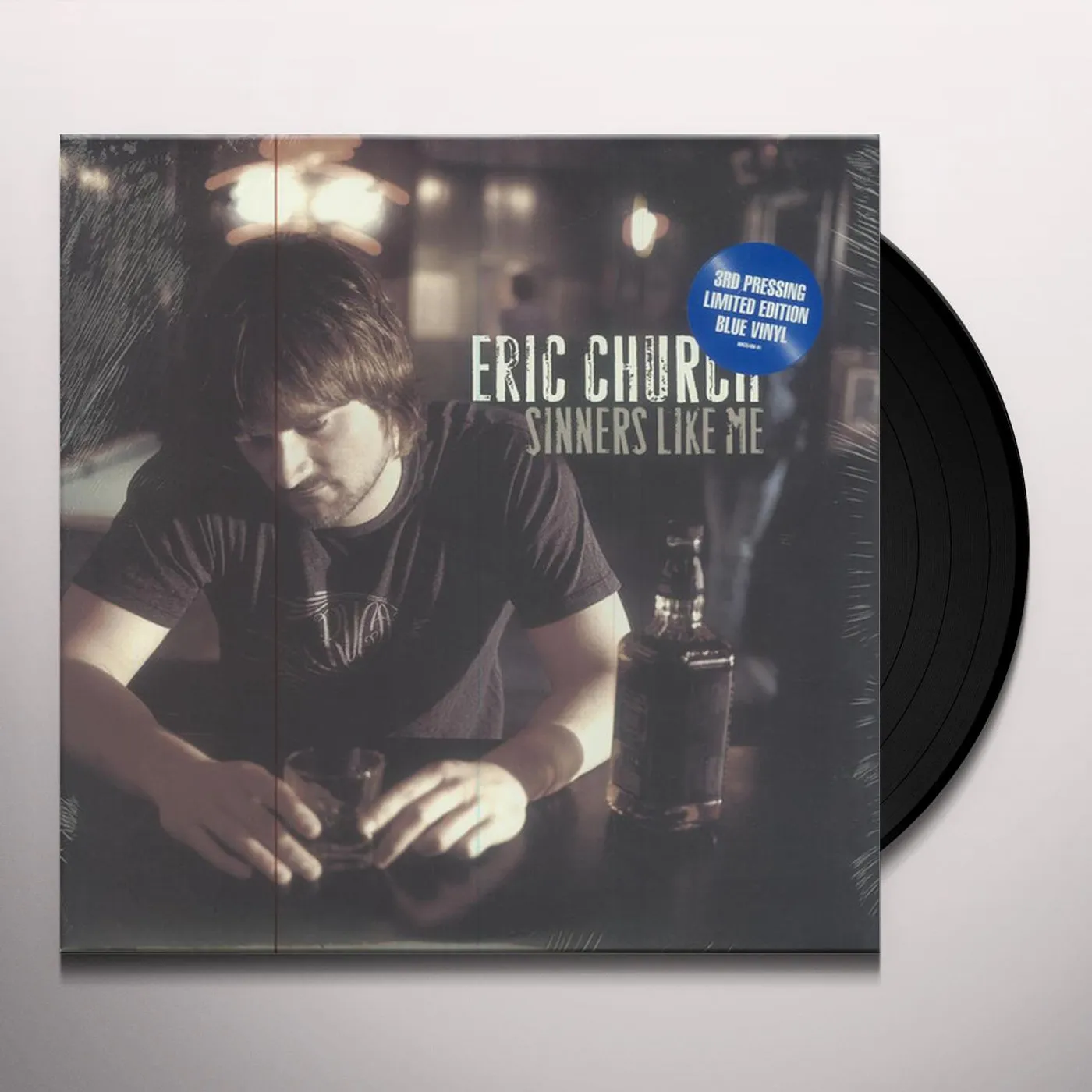 Eric Church SINNERS LIKE ME (BLUE VINYL) Vinyl Record