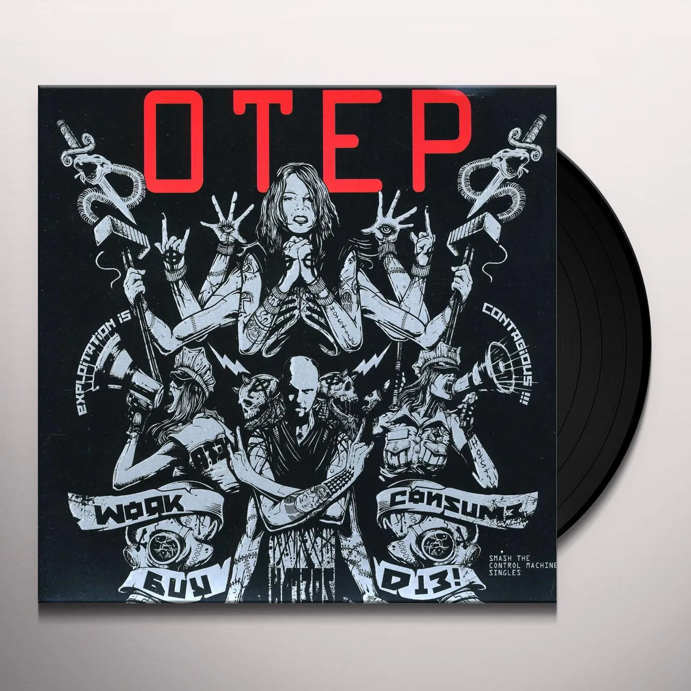 Otep Smash The Control Machine Singles Vinyl Record