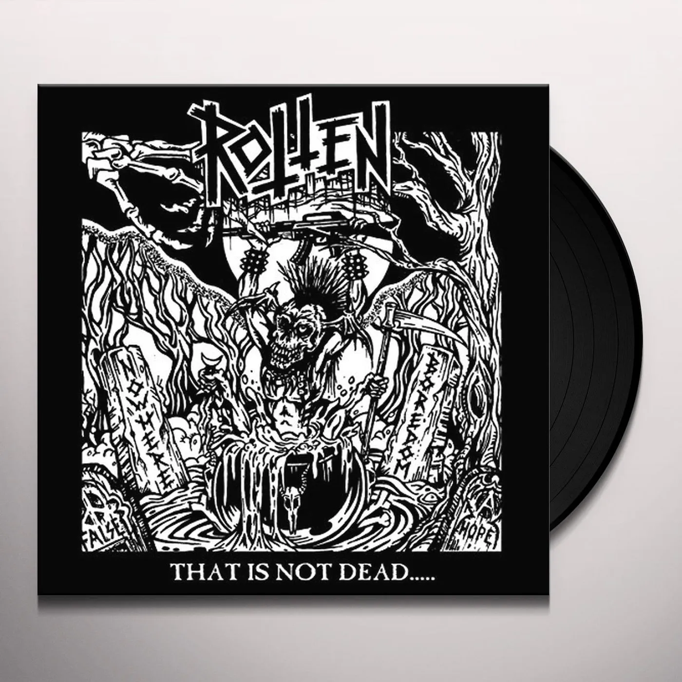 Rotten UK That Is Not Dead Which Can Eternal Lie Vinyl Record