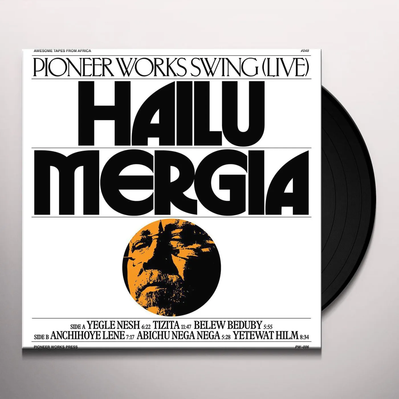 Hailu Mergia Pioneer Works Swing (Live) Vinyl Record