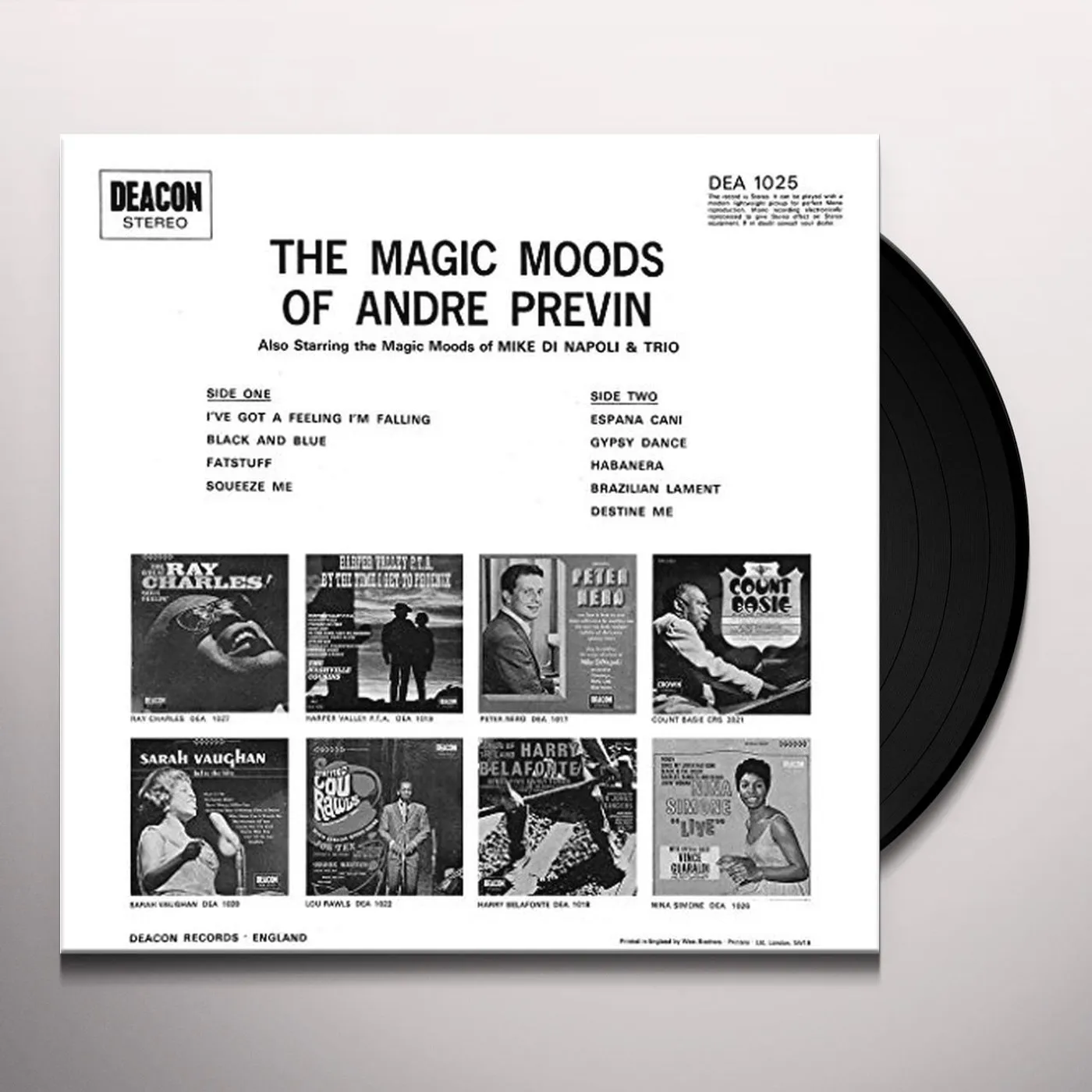 Andre Previn IN A POPULAR MOOD (EMILY) Vinyl Record