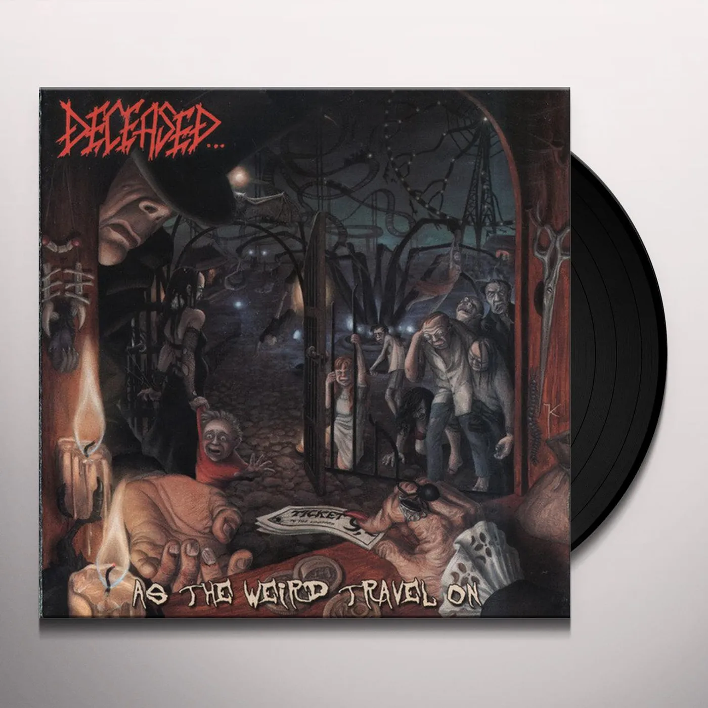 Deceased… As The Weird Travel On Vinyl Record