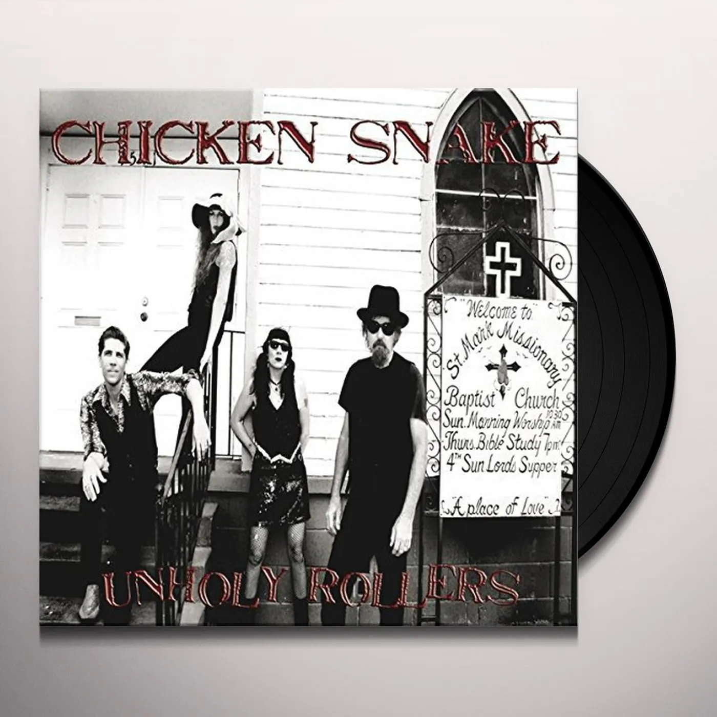 Chicken Snake UNHOLLY ROLLERS Vinyl Record