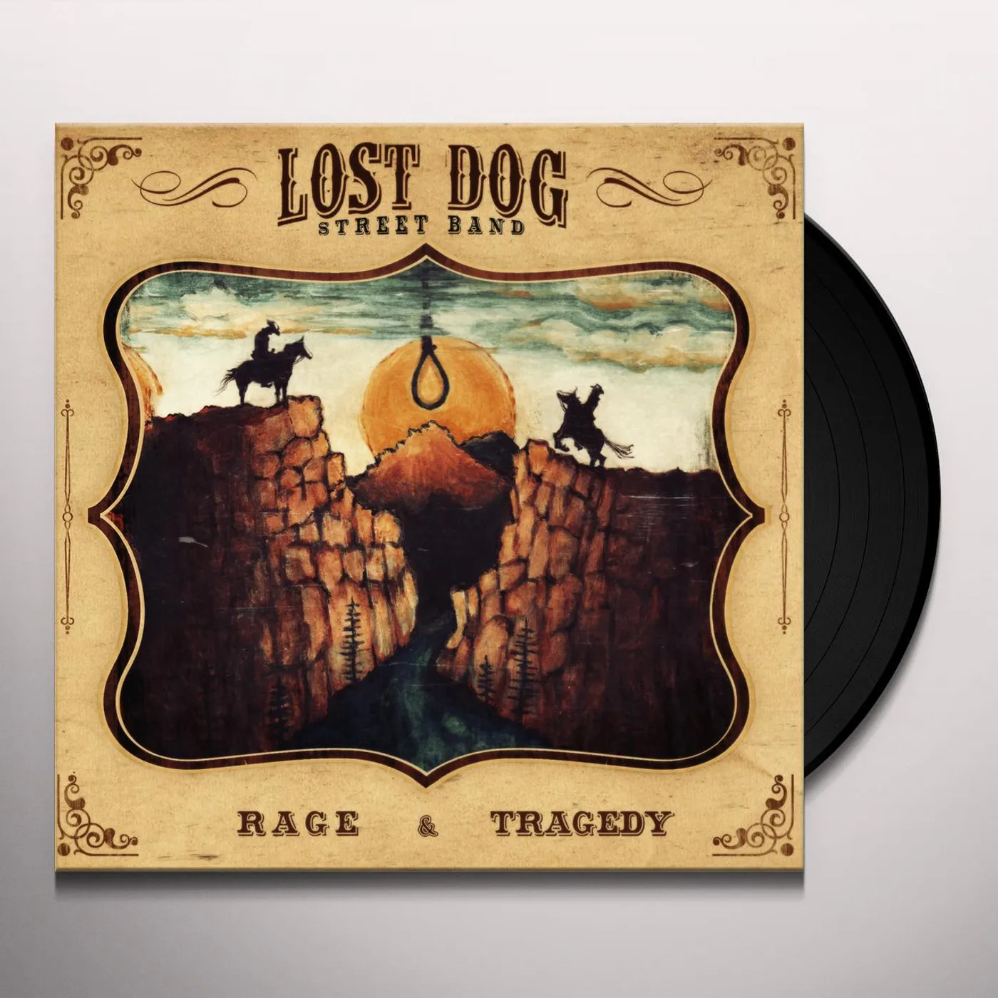 Lost Dog Street Band RAGE & TRAGEDY (B SIDE CENTER ETCHING/DL CODE) Vinyl Record