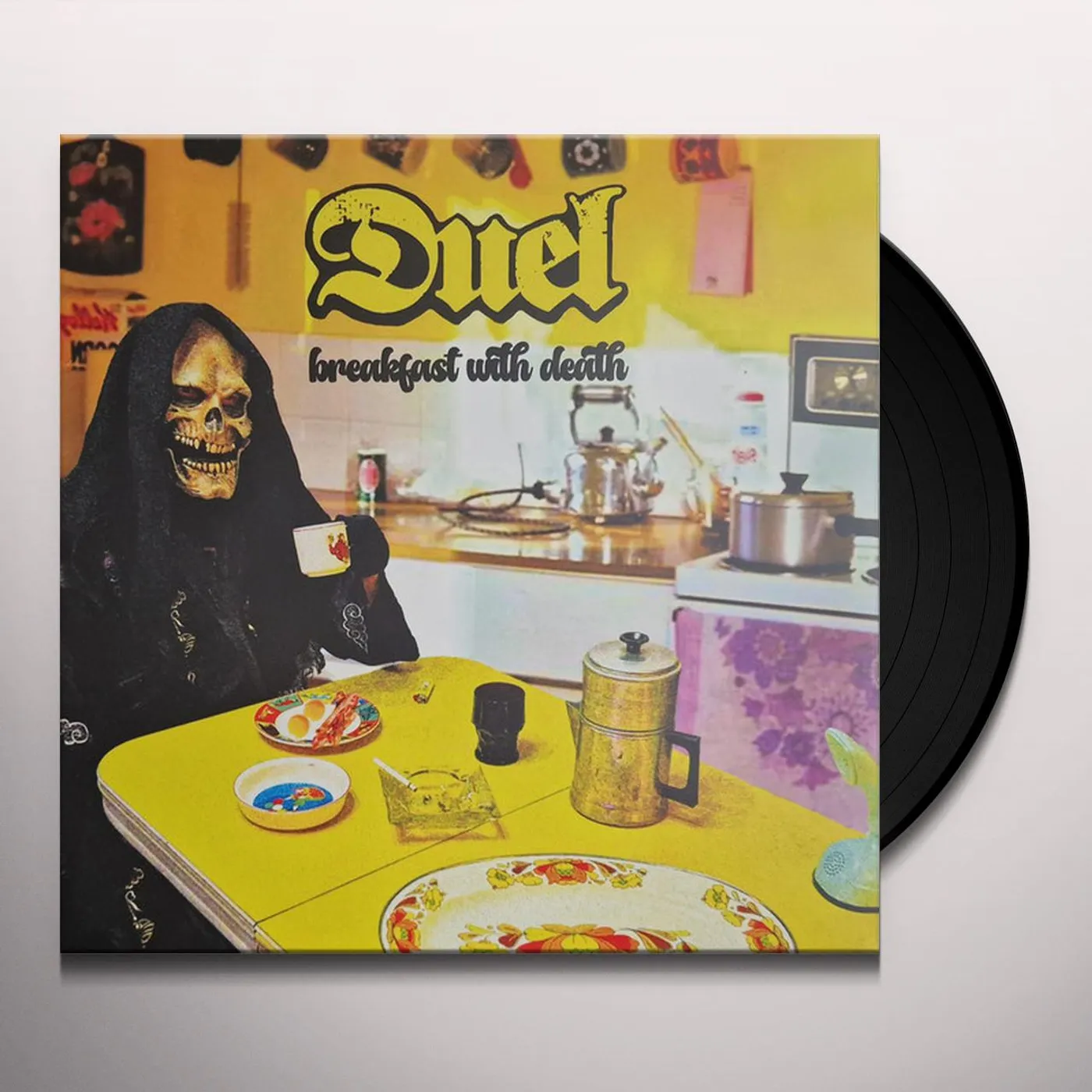 Duel BREAKFAST WITH DEATH Vinyl Record
