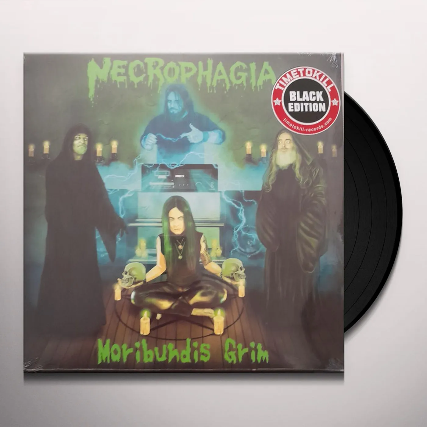 Necrophagia MORIBUNDIS GRIM Vinyl Record
