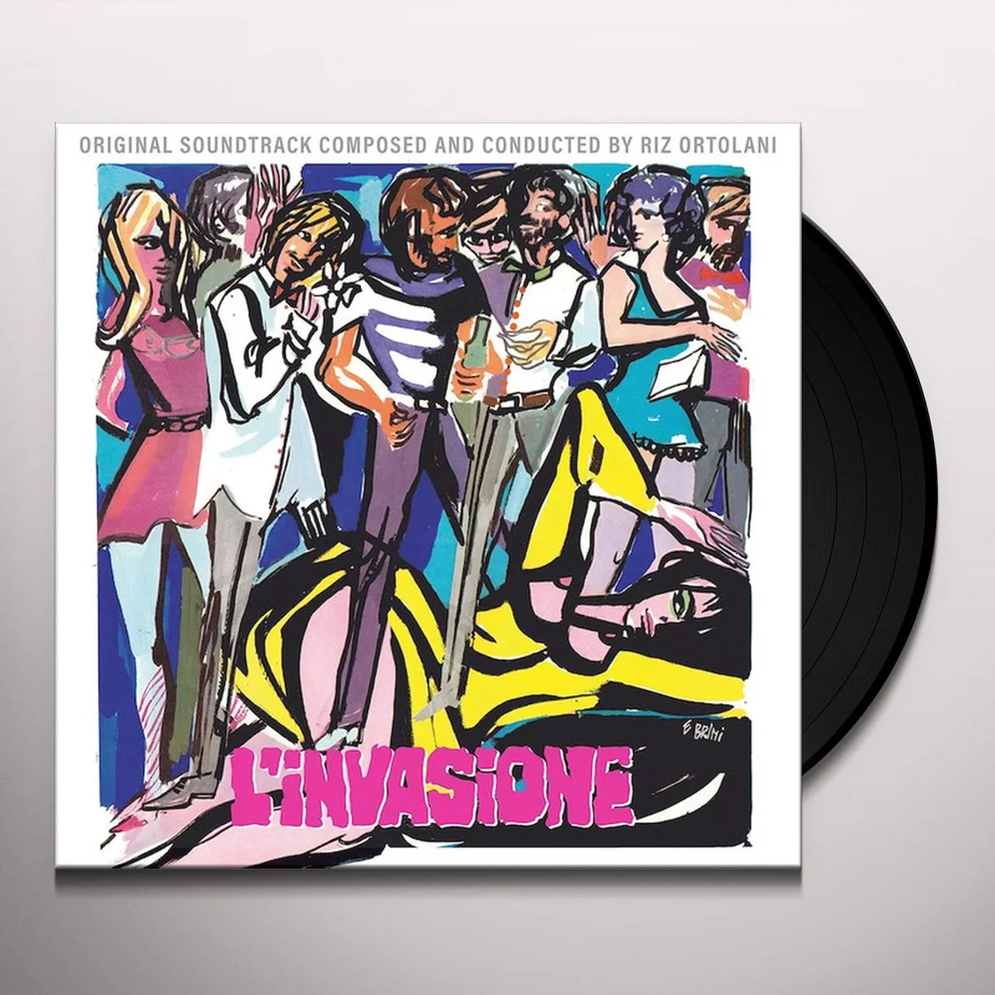 Riz Ortolani L'INVASIONE (180G/TRANSPARENT PURPLE VINYL) Vinyl Record