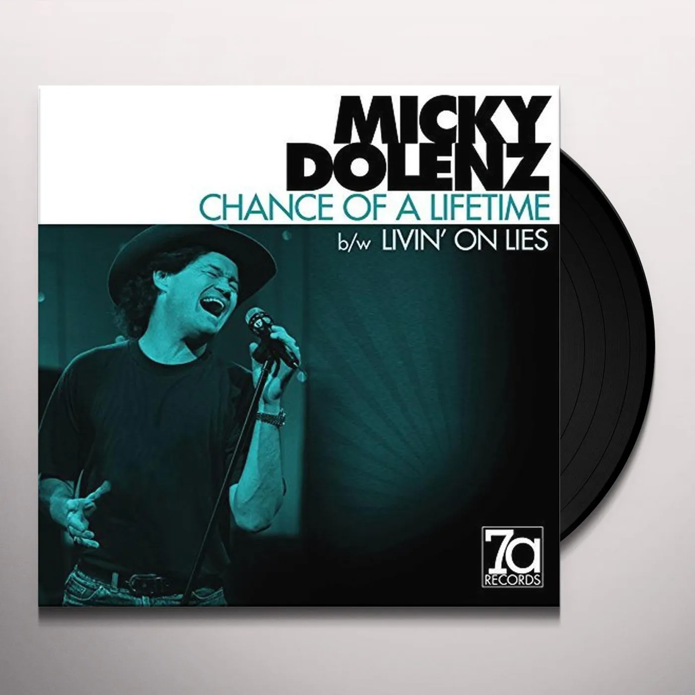 Micky Dolenz CHANCE OF A LIFETIME / LIVIN ON LIES Vinyl Record
