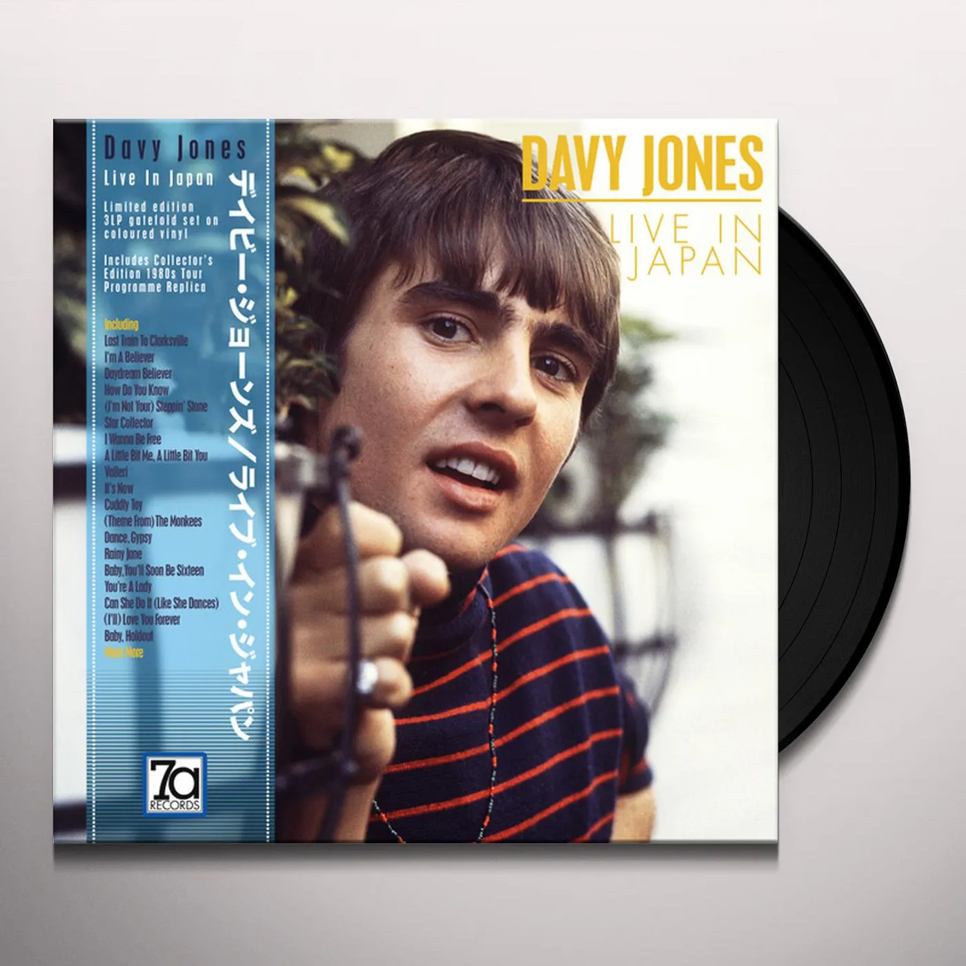 Davy Jones Live in Japan Vinyl Record
