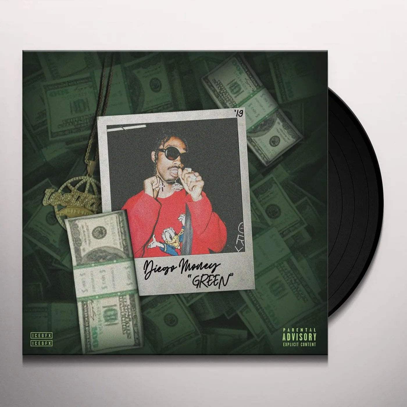 Diego Money Green Vinyl Record