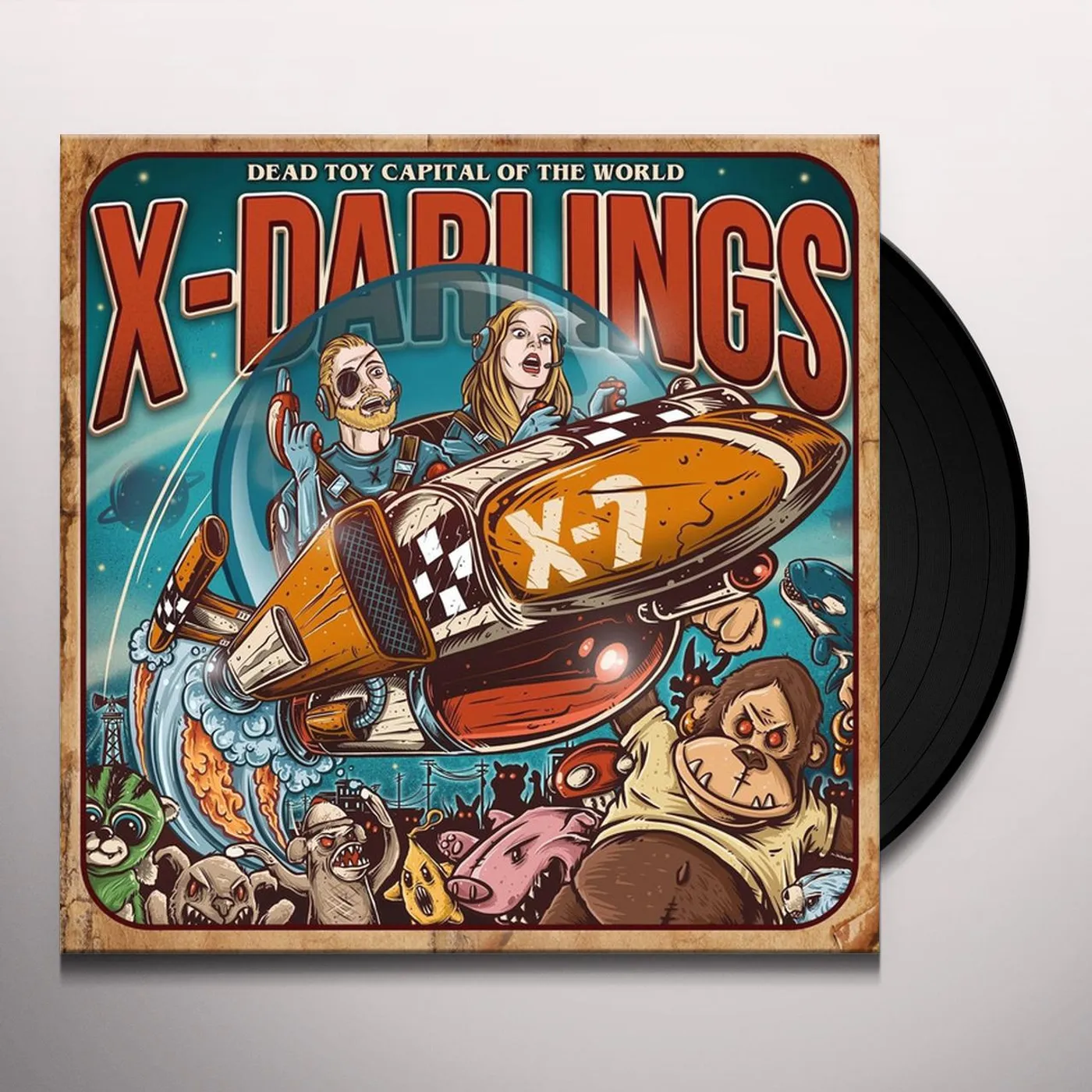 X-Darlings Dead Toy Capital of the World Vinyl Record