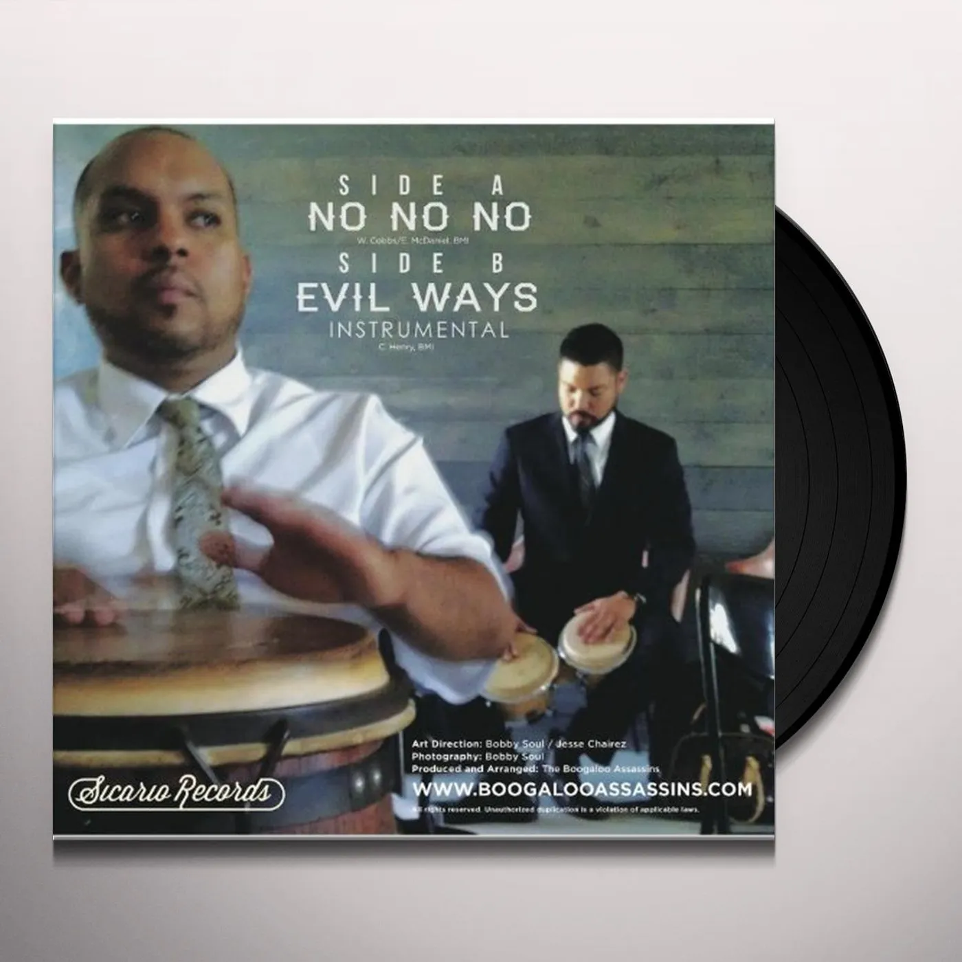 Boogaloo Assassins NO NO NO B/W EVIL WAYS (INSTRUMENTAL) Vinyl Record