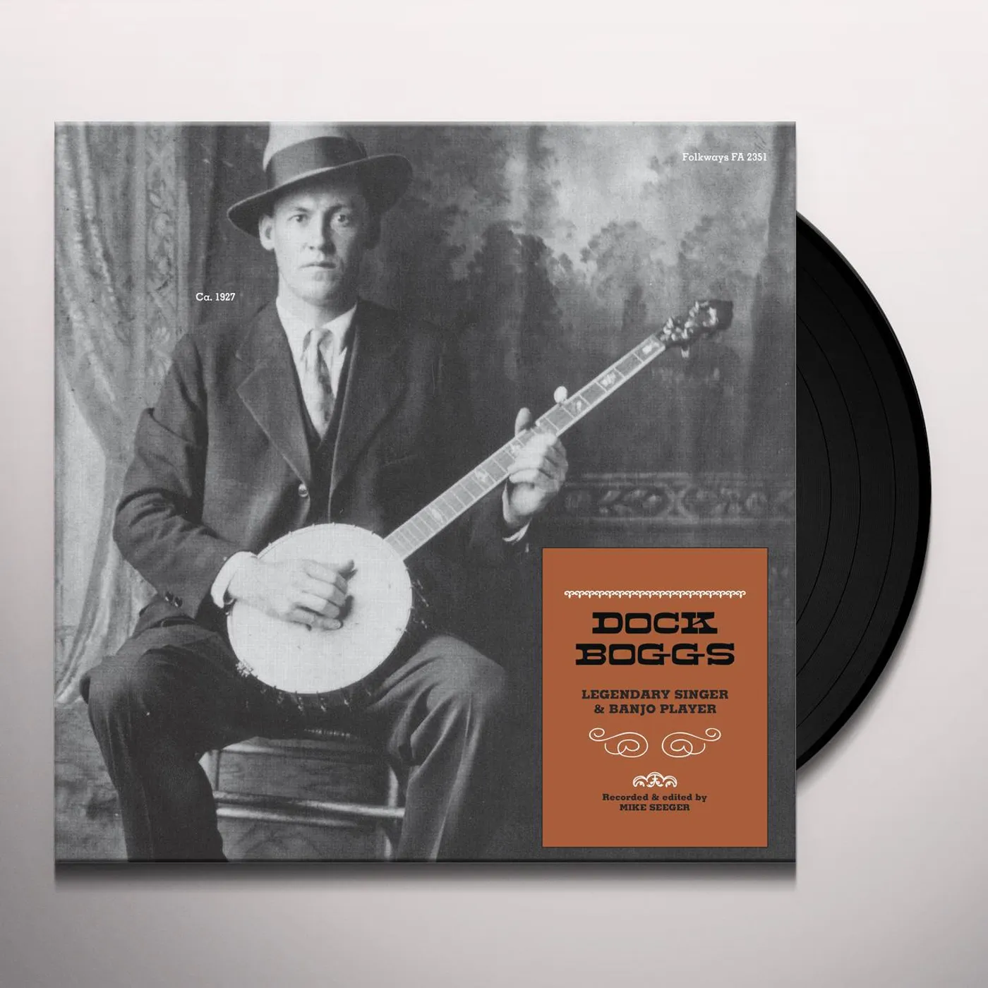 Dock Boogs LEGENDARY SINGER & BANJO PLAYER Vinyl Record