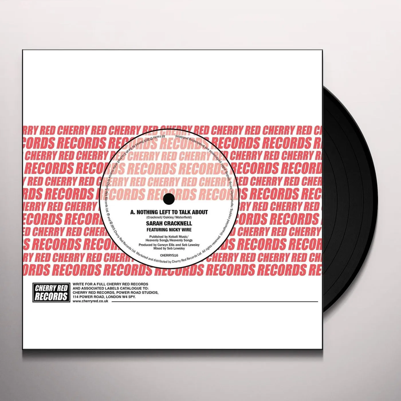 Sarah Cracknell NOTHING LEFT TO TALK ABOUT / MILES APART Vinyl Record