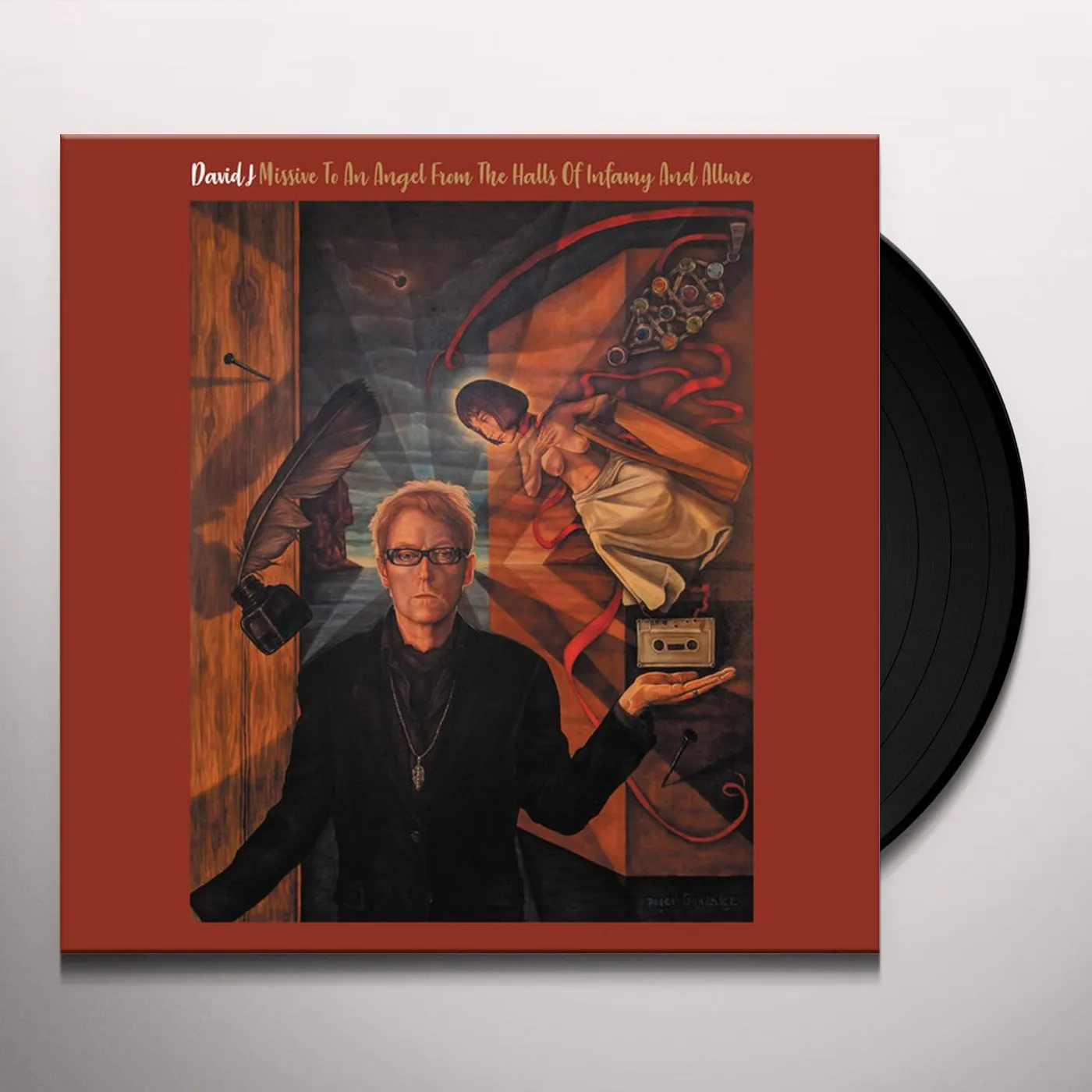 David J MISSIVE TO AN ANGEL FROM HALLS OF INFAMY & ALLURE Vinyl Record