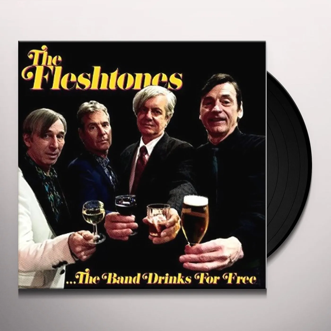 The Fleshtones BAND DRINKS FOR FREE Vinyl Record