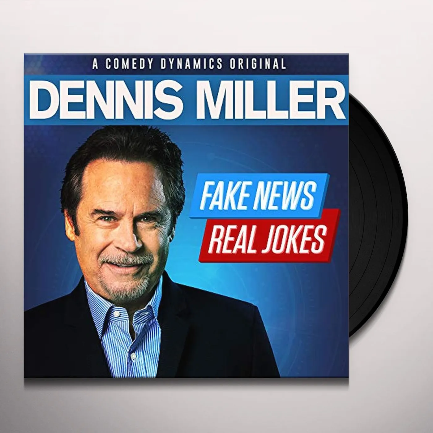 Dennis Miller Fake News Real Jokes Vinyl Record