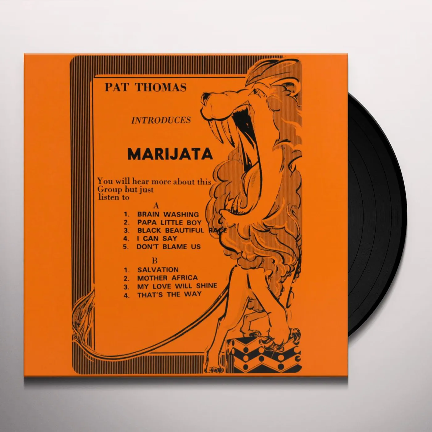 Pat Thomas INTRODUCES MARIJATA Vinyl Record
