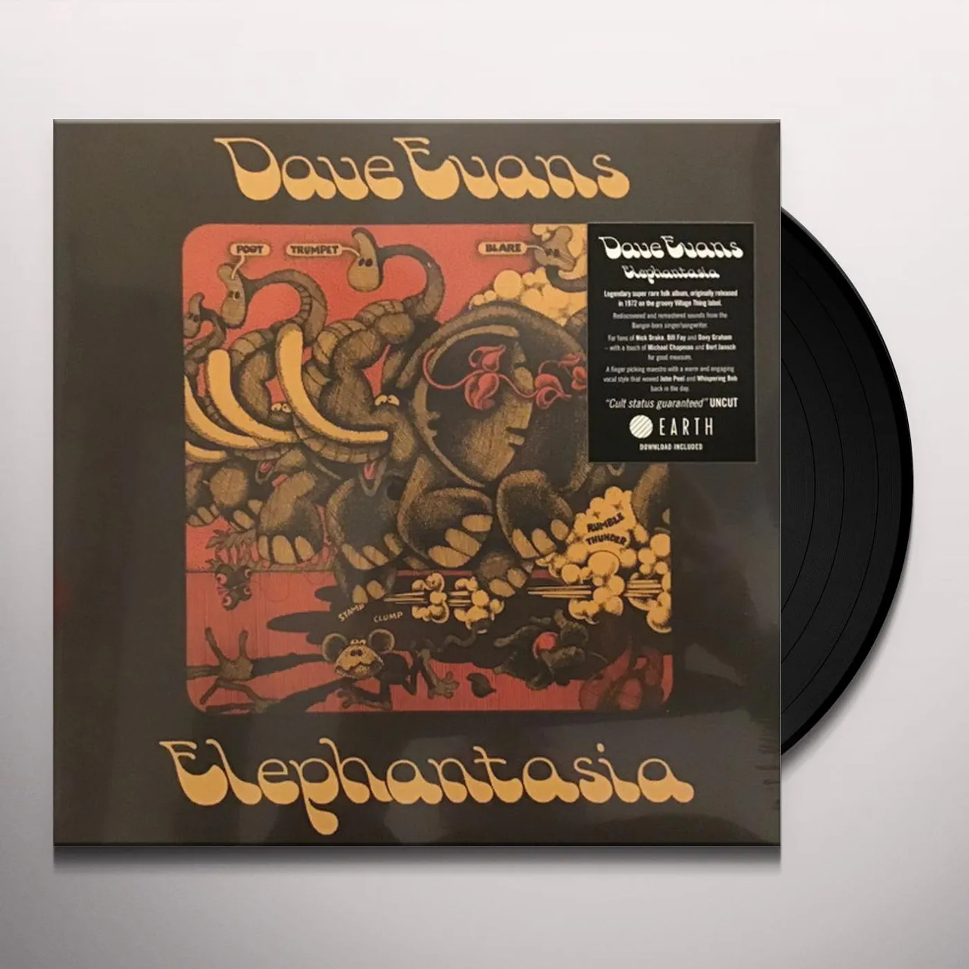 Dave Evans ELEPHANTASIA Vinyl Record