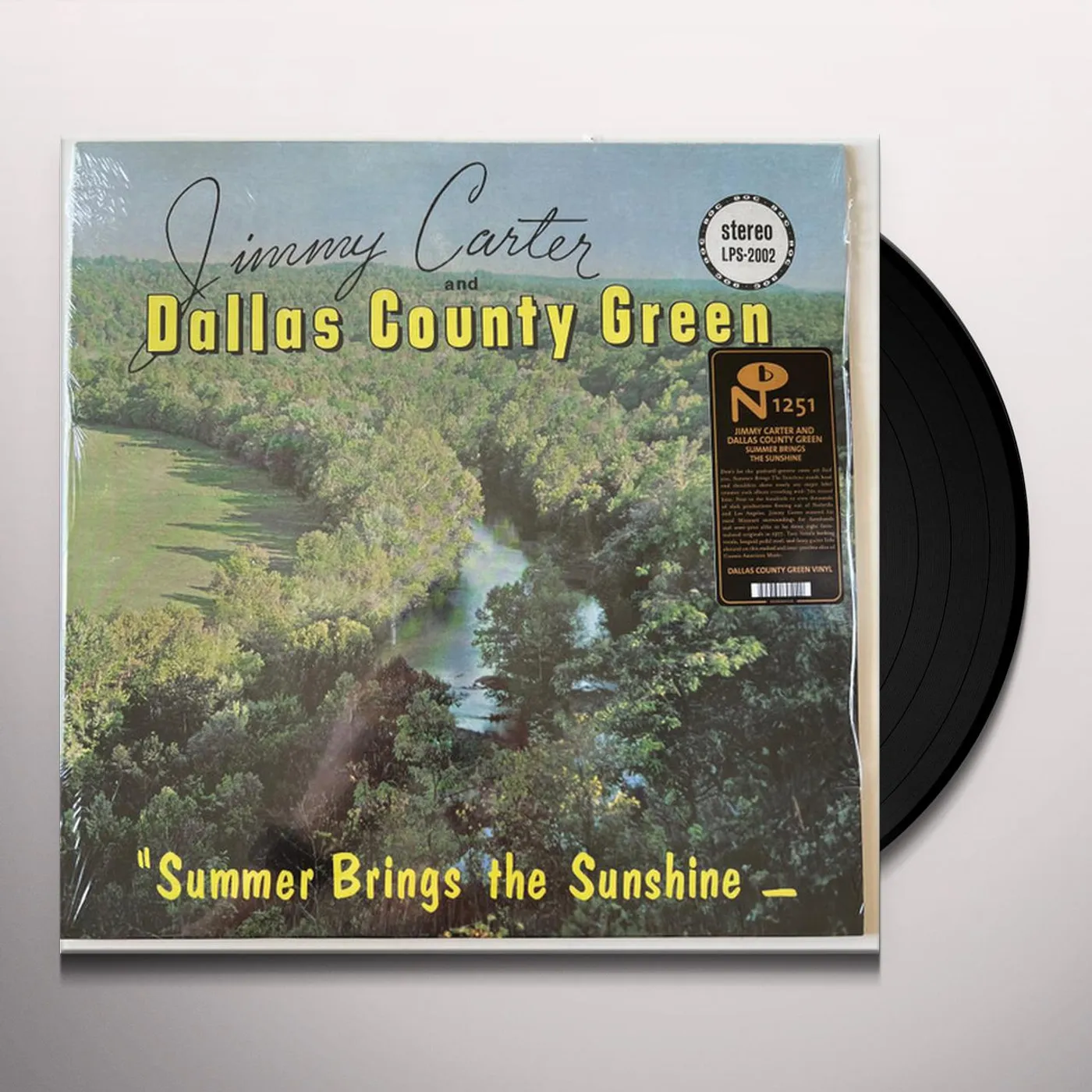 Jimmy Carter and Dallas County Green Summer Brings the Sunshine Vinyl Record