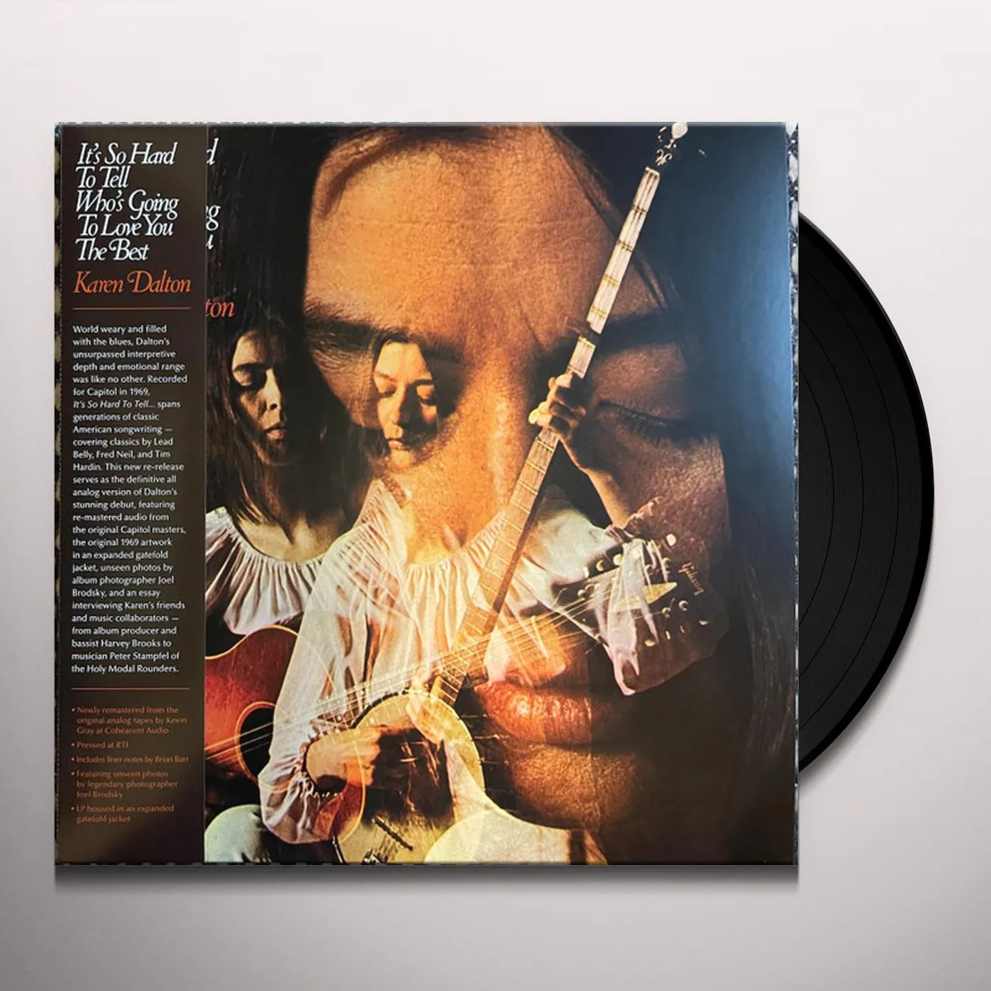 Karen Dalton IT'S SO HARD TO TELL WHO'S GOING TO LOVE YOU THE BEST Vinyl Record