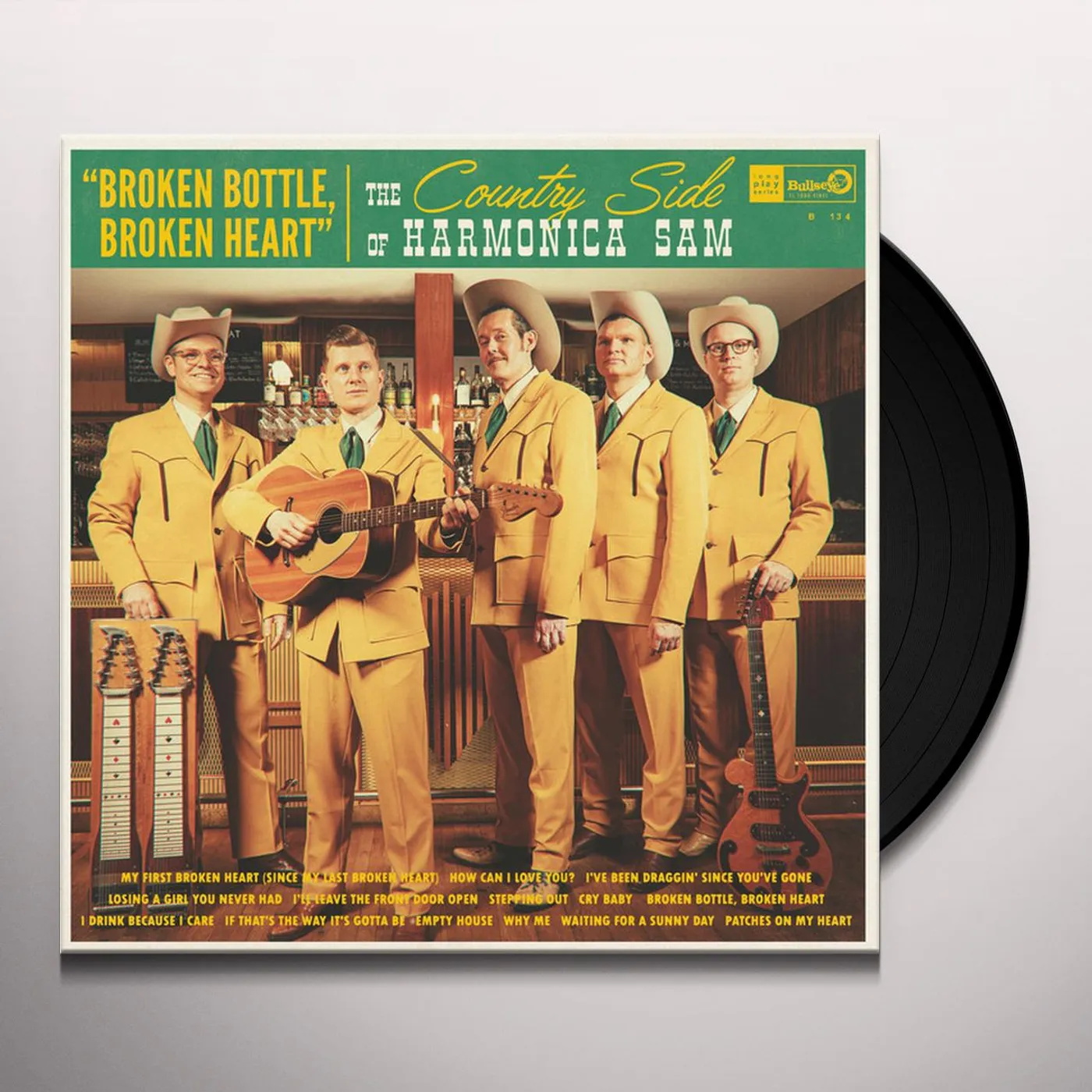 The Country Side Of Harmonica Sam BROKEN BOTTLE BROKEN HEART Vinyl Record