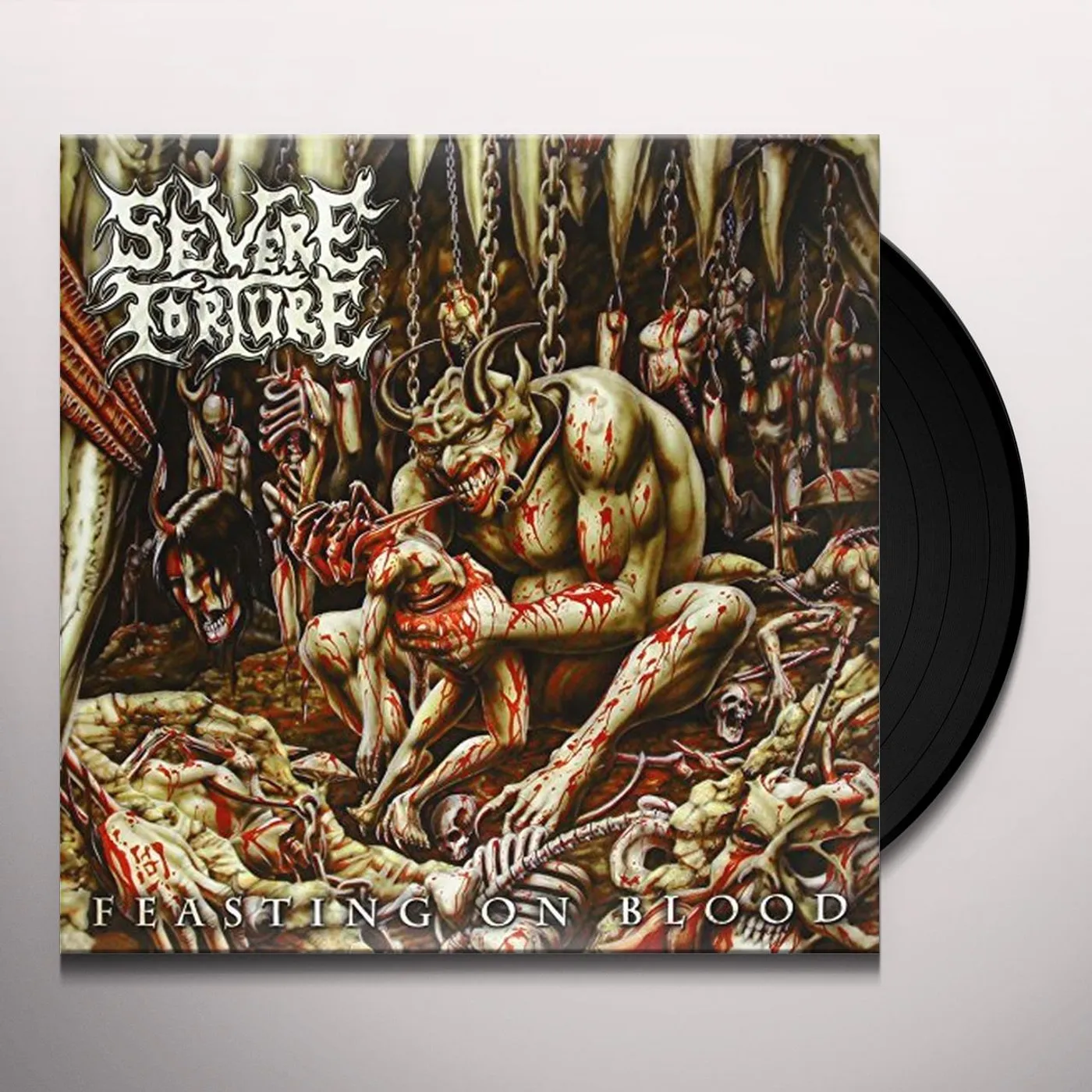 Severe Torture Feasting On Blood Vinyl Record